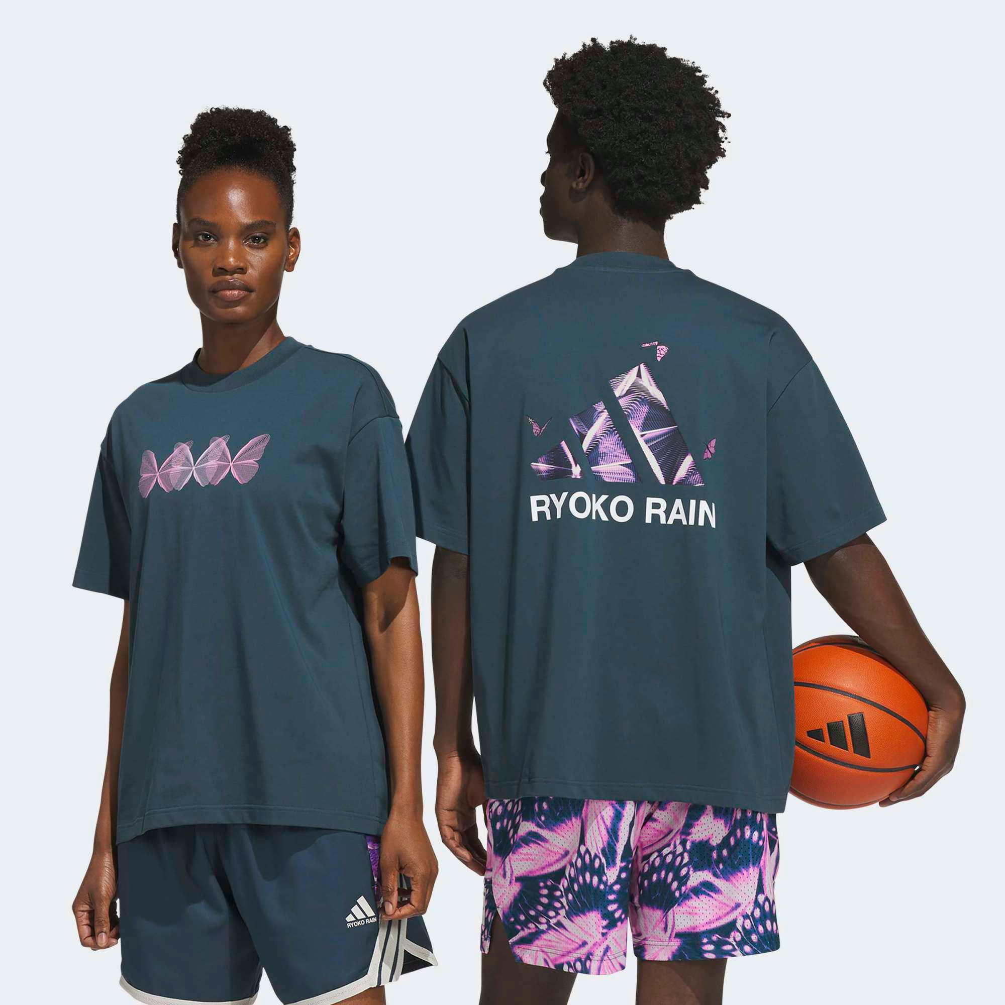 adidas Basketball x Ryoko Rain Butterfly Graphic Tee