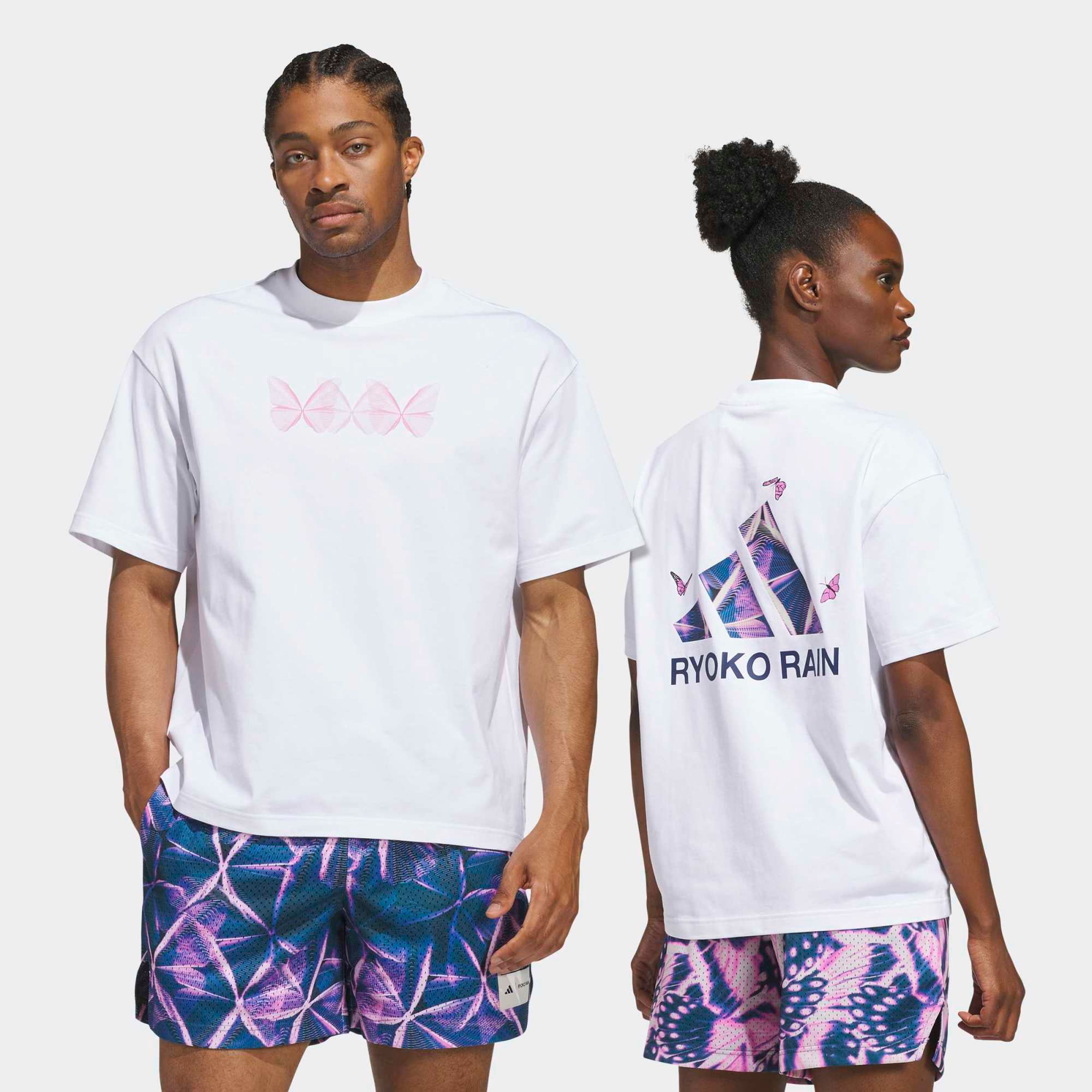 adidas Basketball x Ryoko Rain Butterfly Graphic Tee