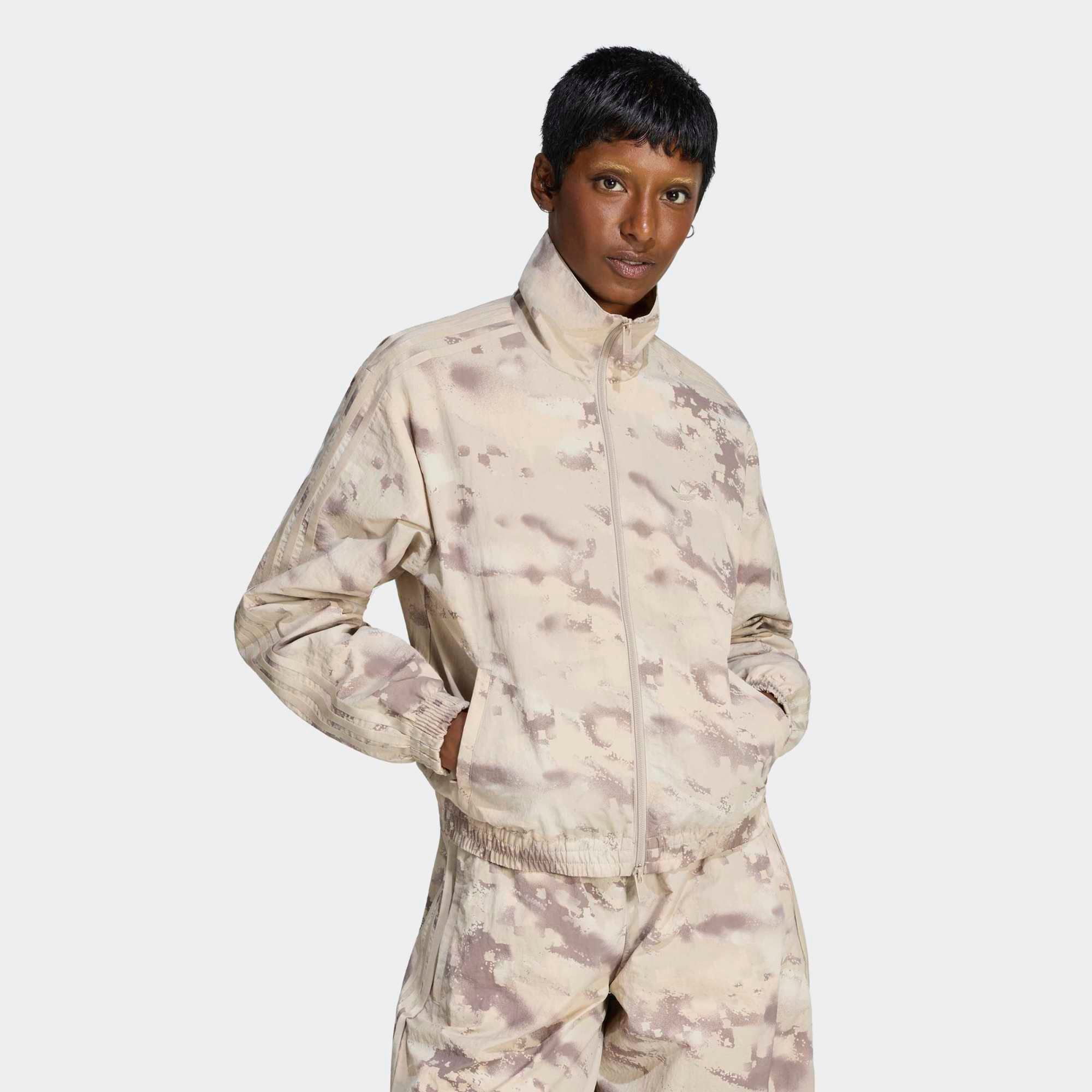 adidas Originals Women's Camouflage Loose Track Top