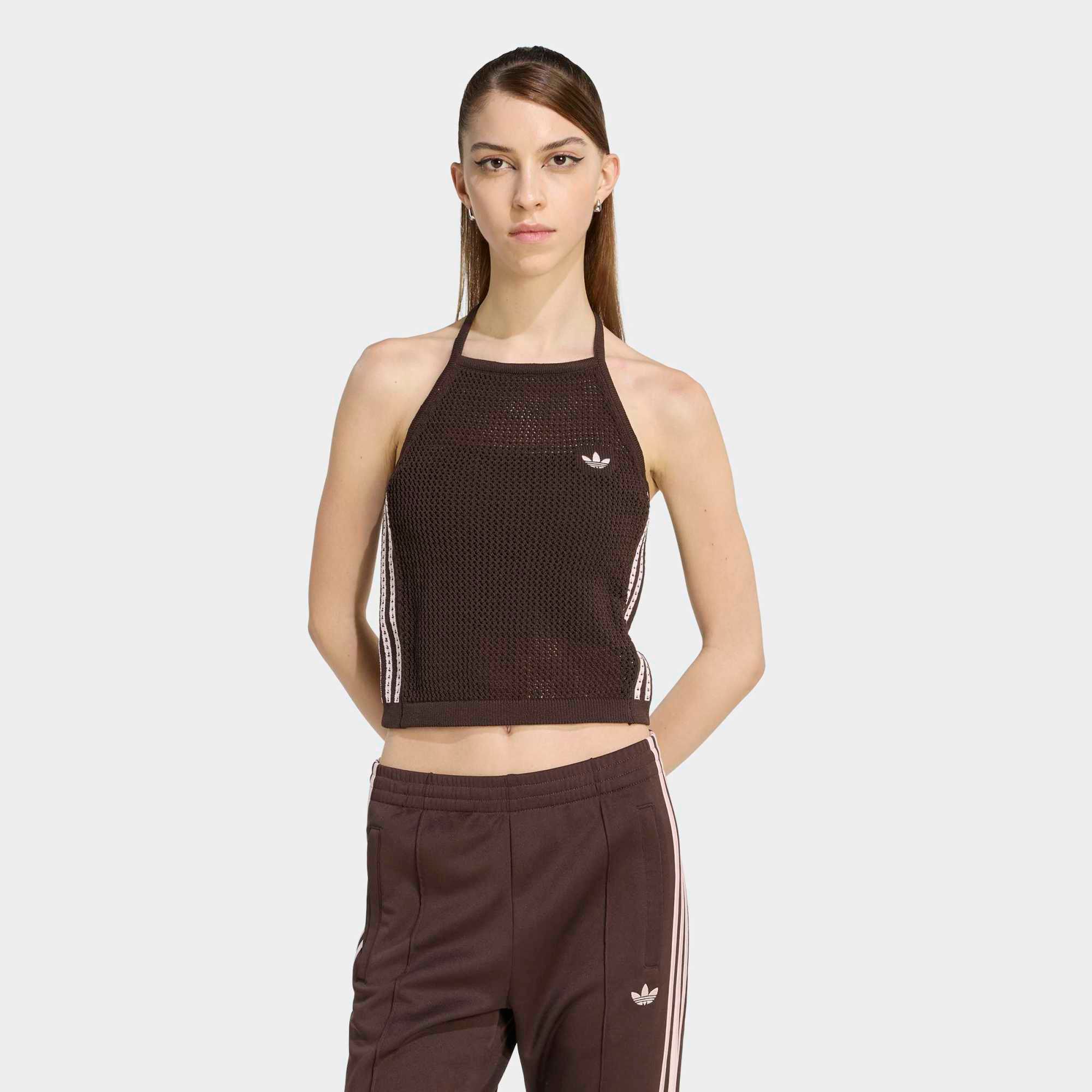 adidas Originals Women's Knitted Crochet Top