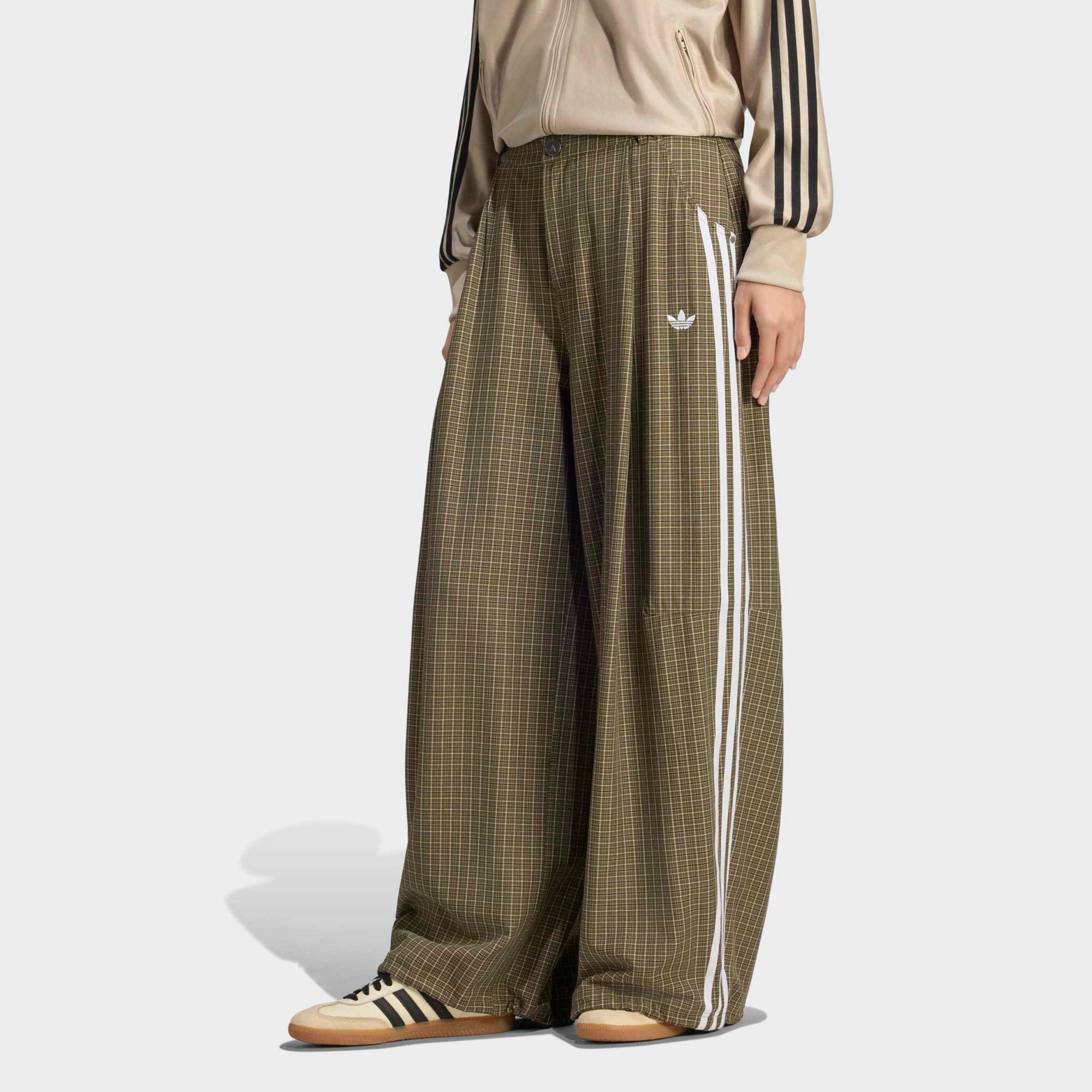 adidas Originals Women's Checks Trouser Loose Pants