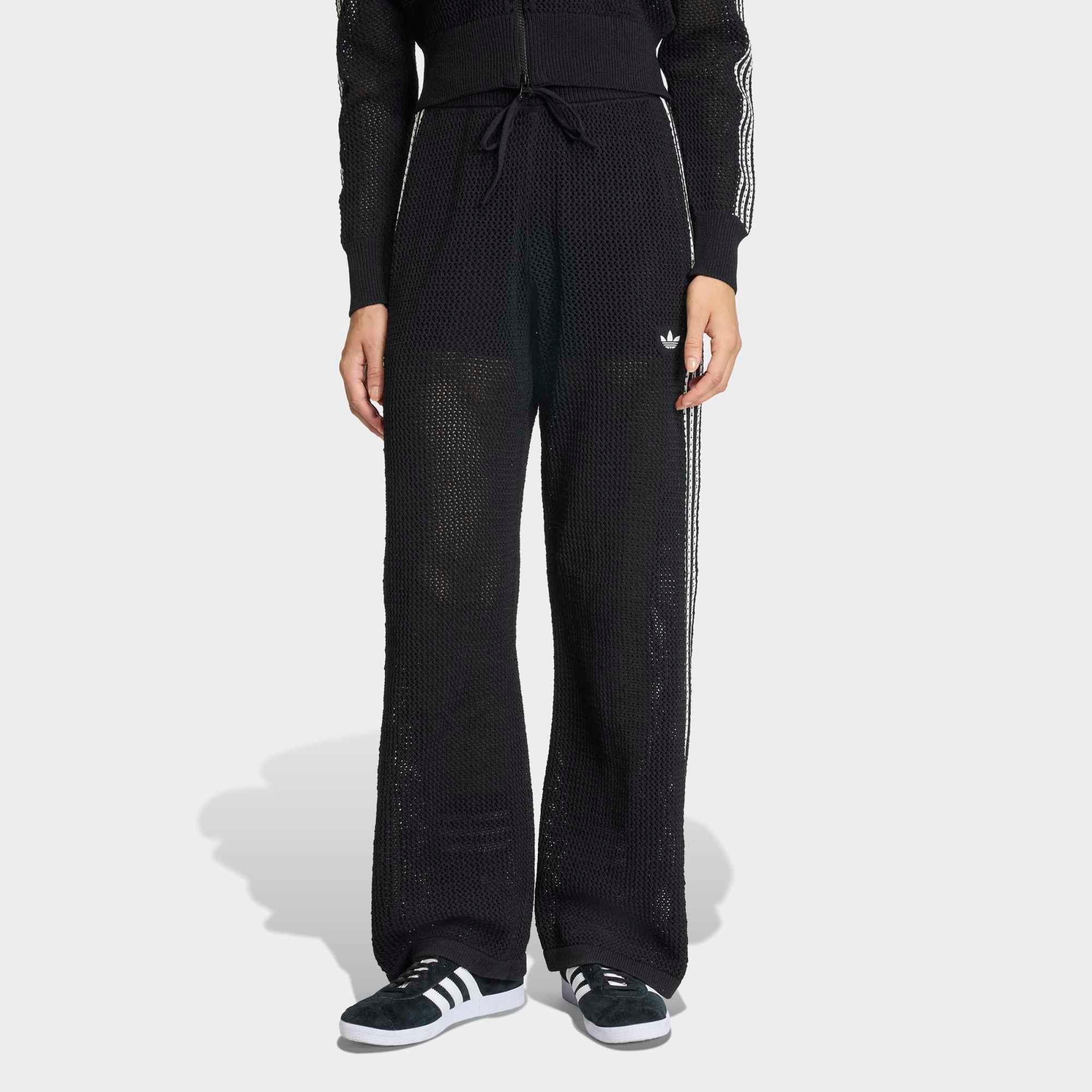 adidas Originals Women's Knitted Crochet Firebird Track Pants
