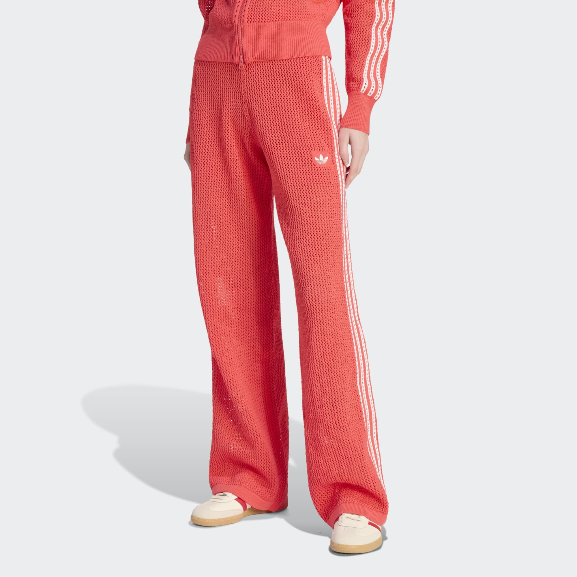 adidas Originals Women's Knitted Crochet Firebird Track Pants