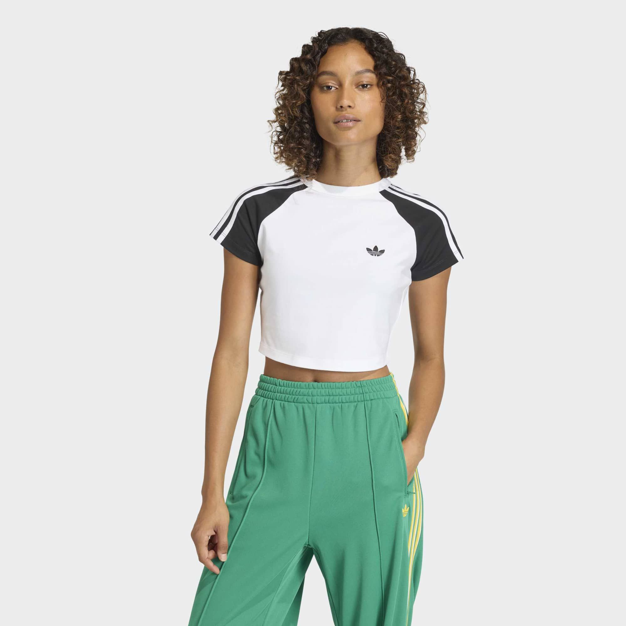 adidas Originals Women's 3-Stripe Baby Tee
