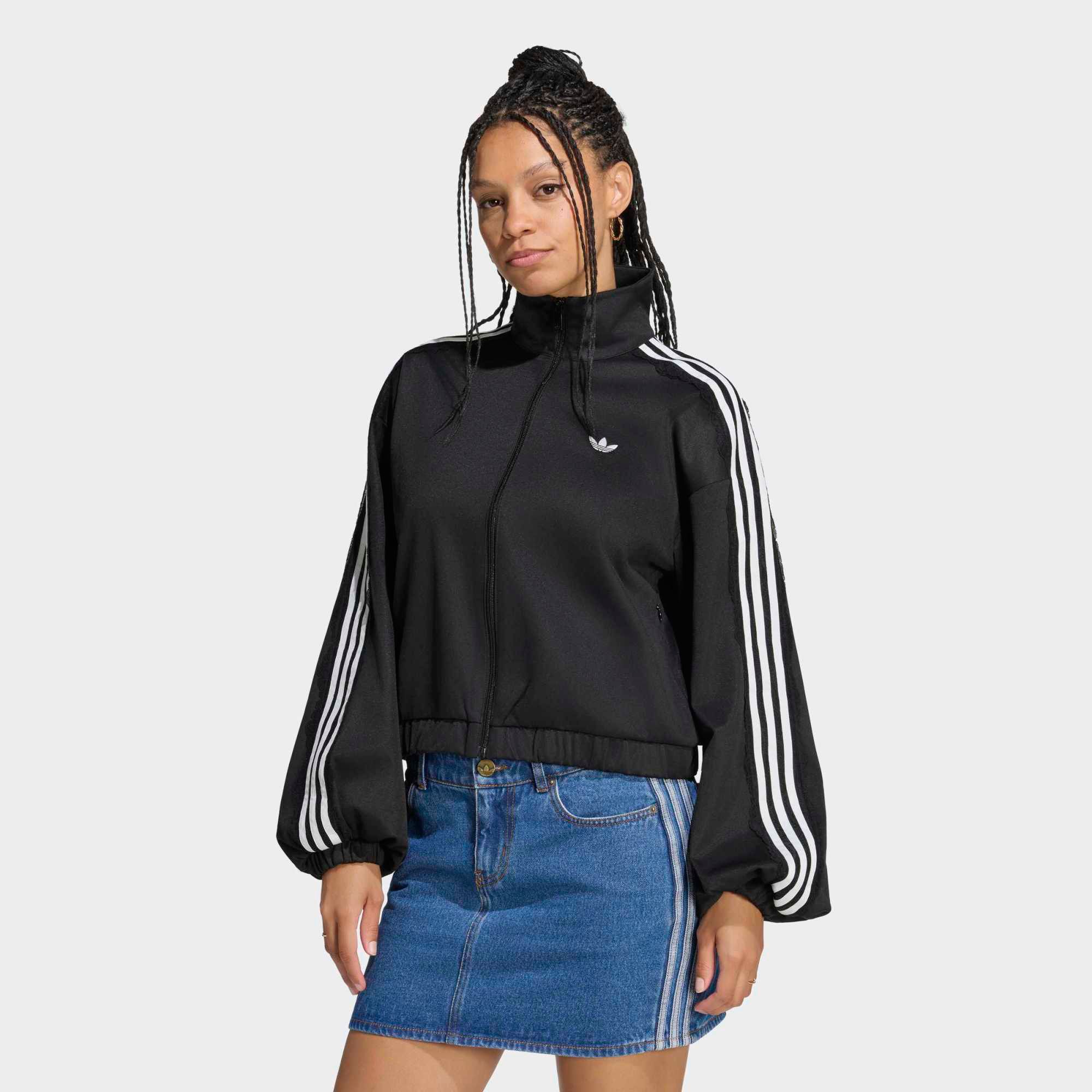 adidas Originals Women's Lace Oversized Archive Track Top
