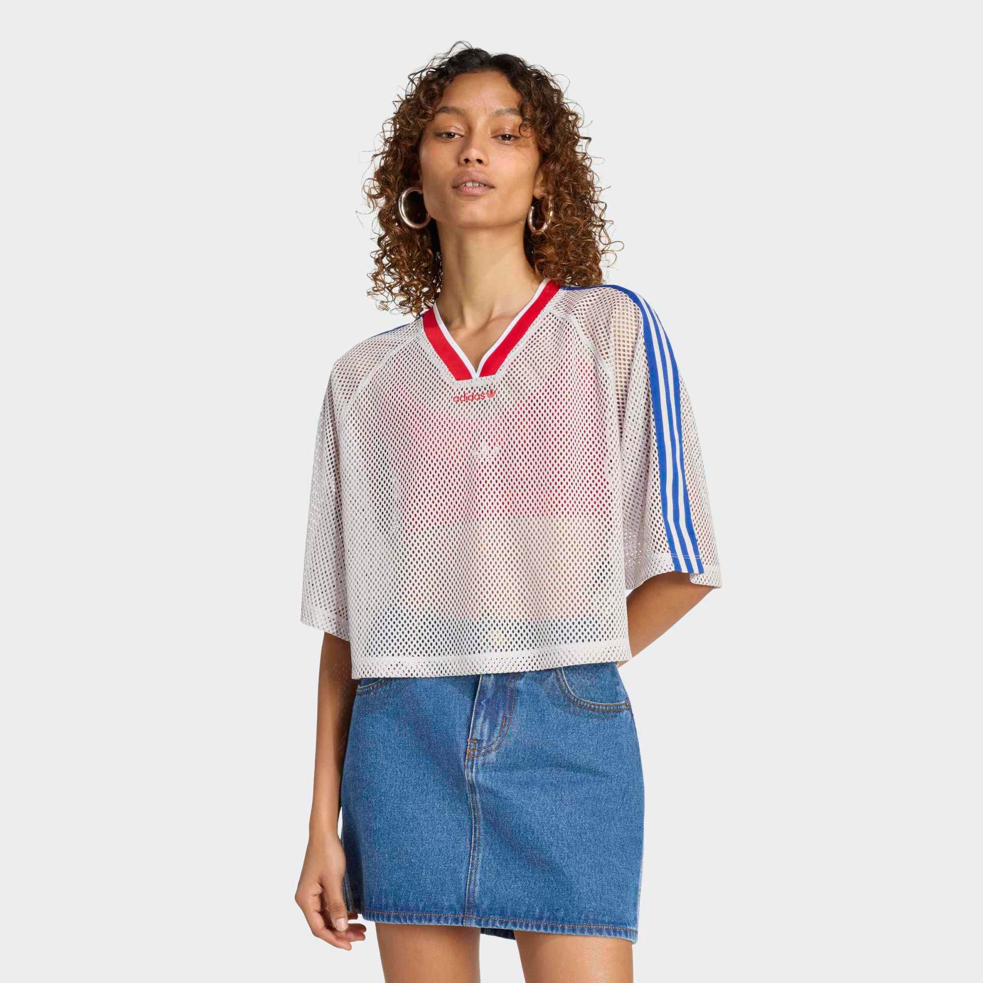 adidas Originals Women's Mesh Short Sleeve Tee