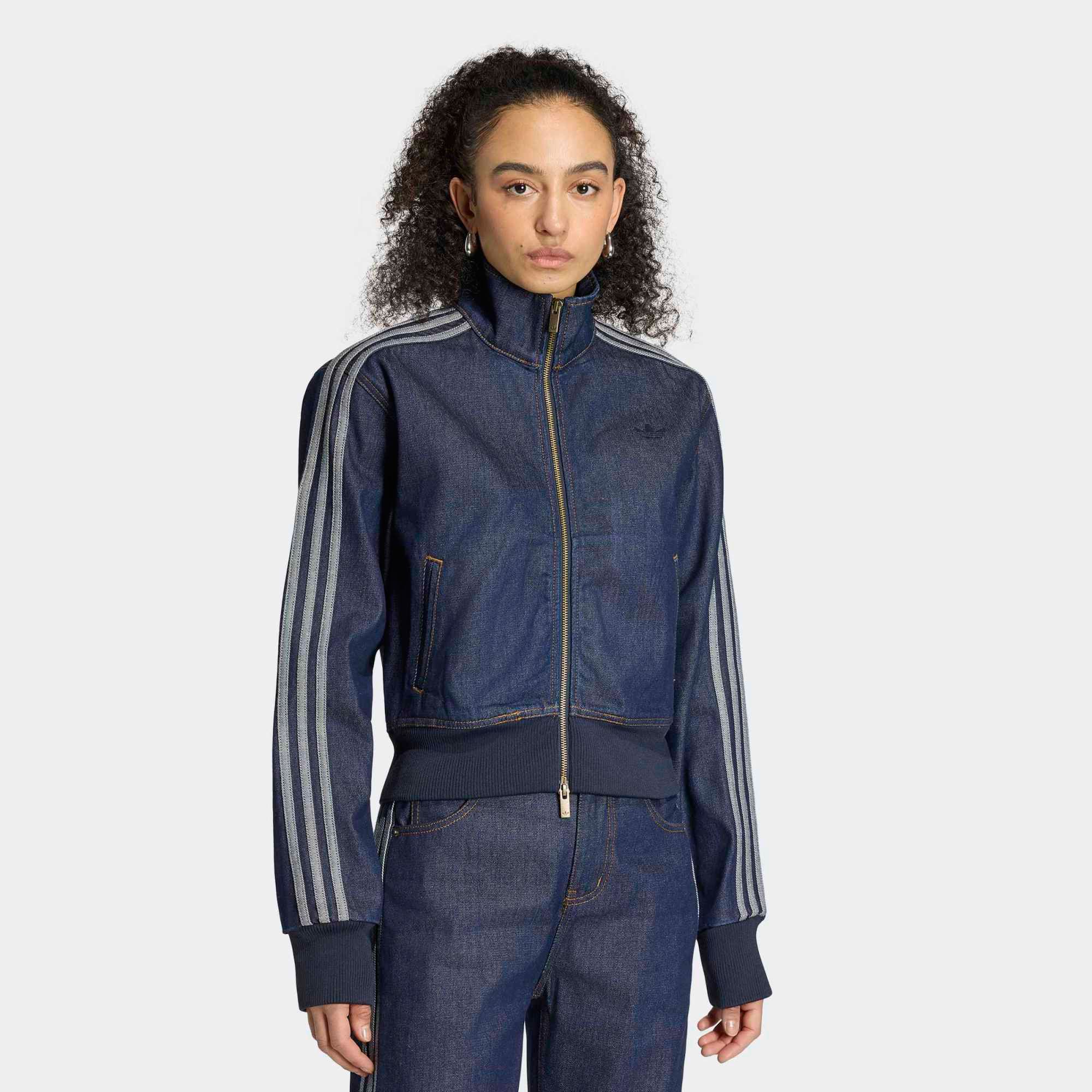 adidas Originals Women's Firebird Denim Track Top