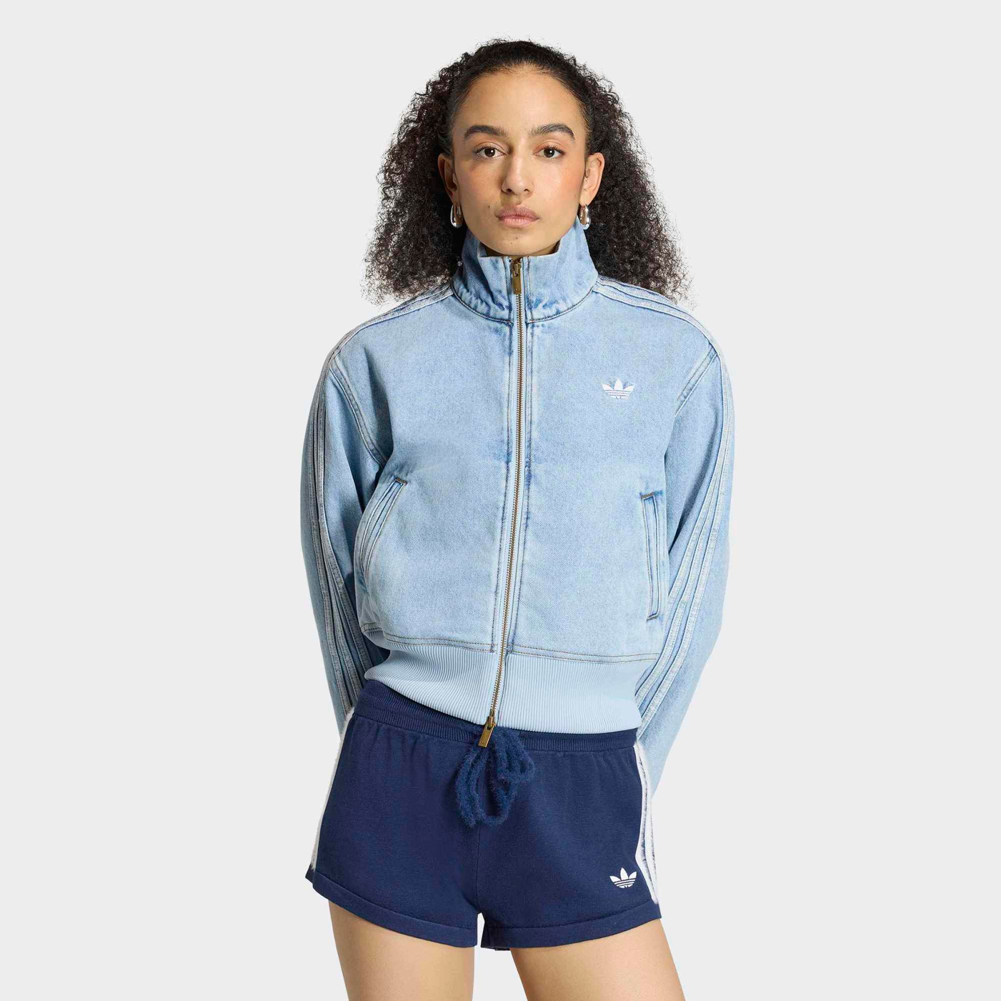 adidas Originals Women's Firebird Denim Track Top