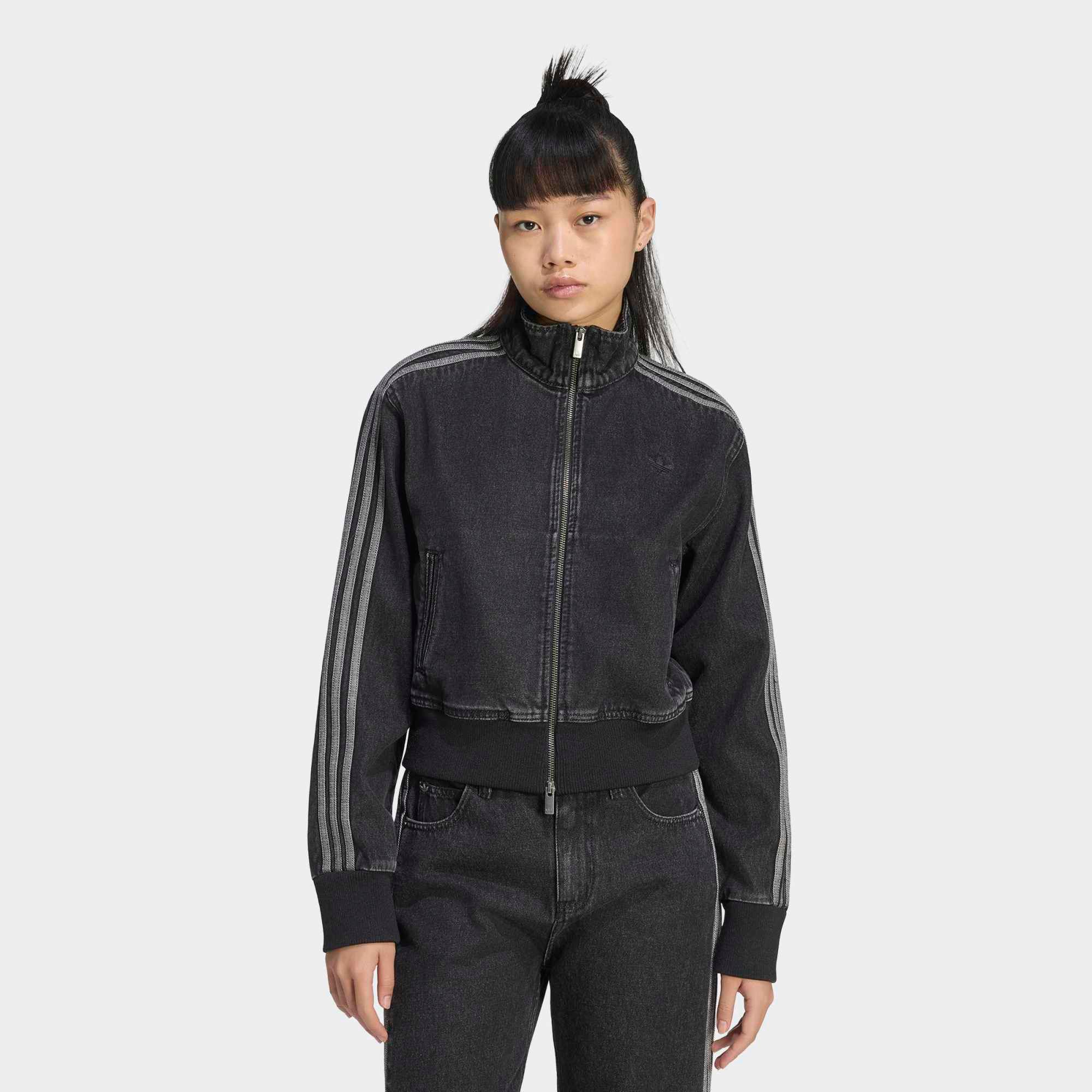 adidas Originals Women's Firebird Denim Track Top
