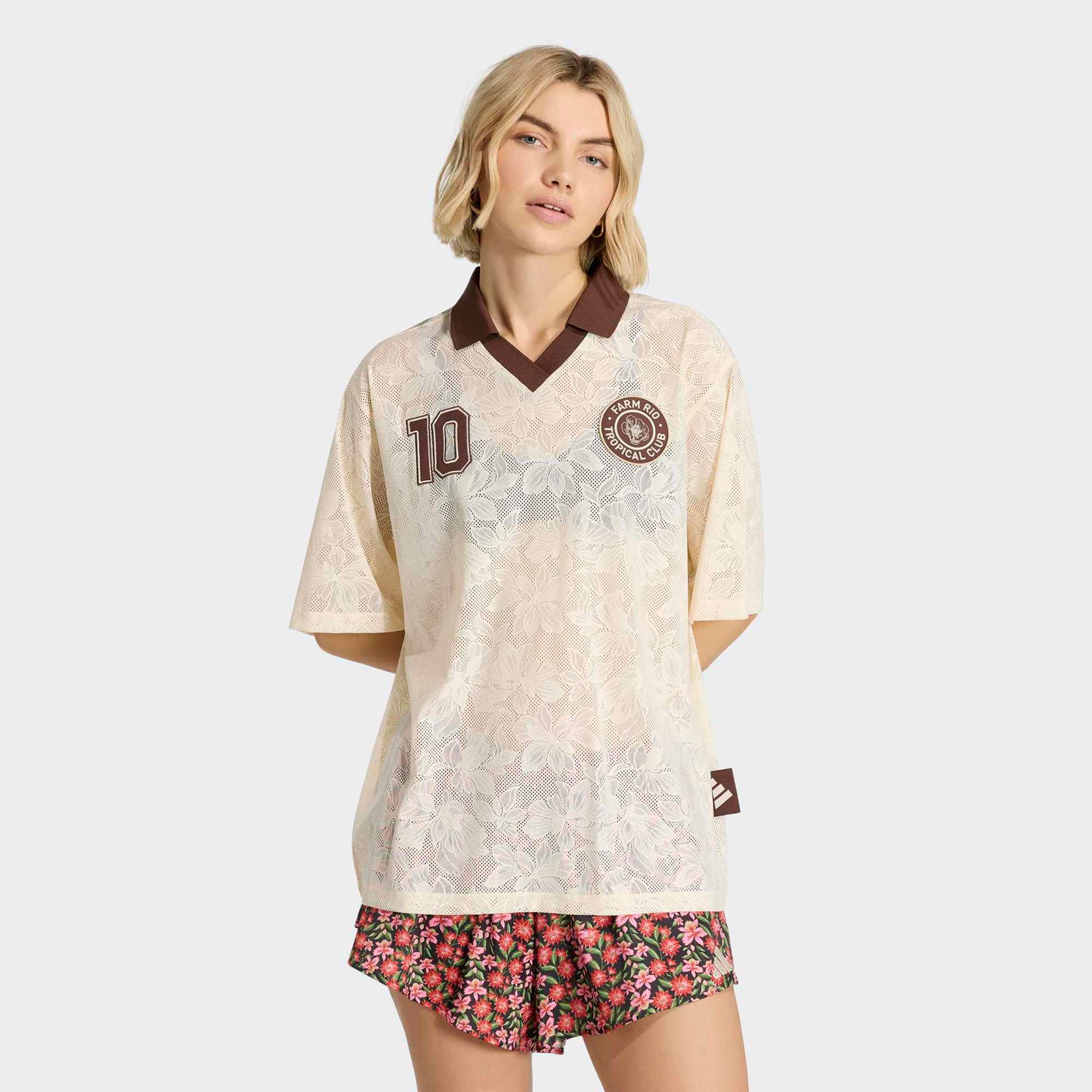 Floral/Ecru