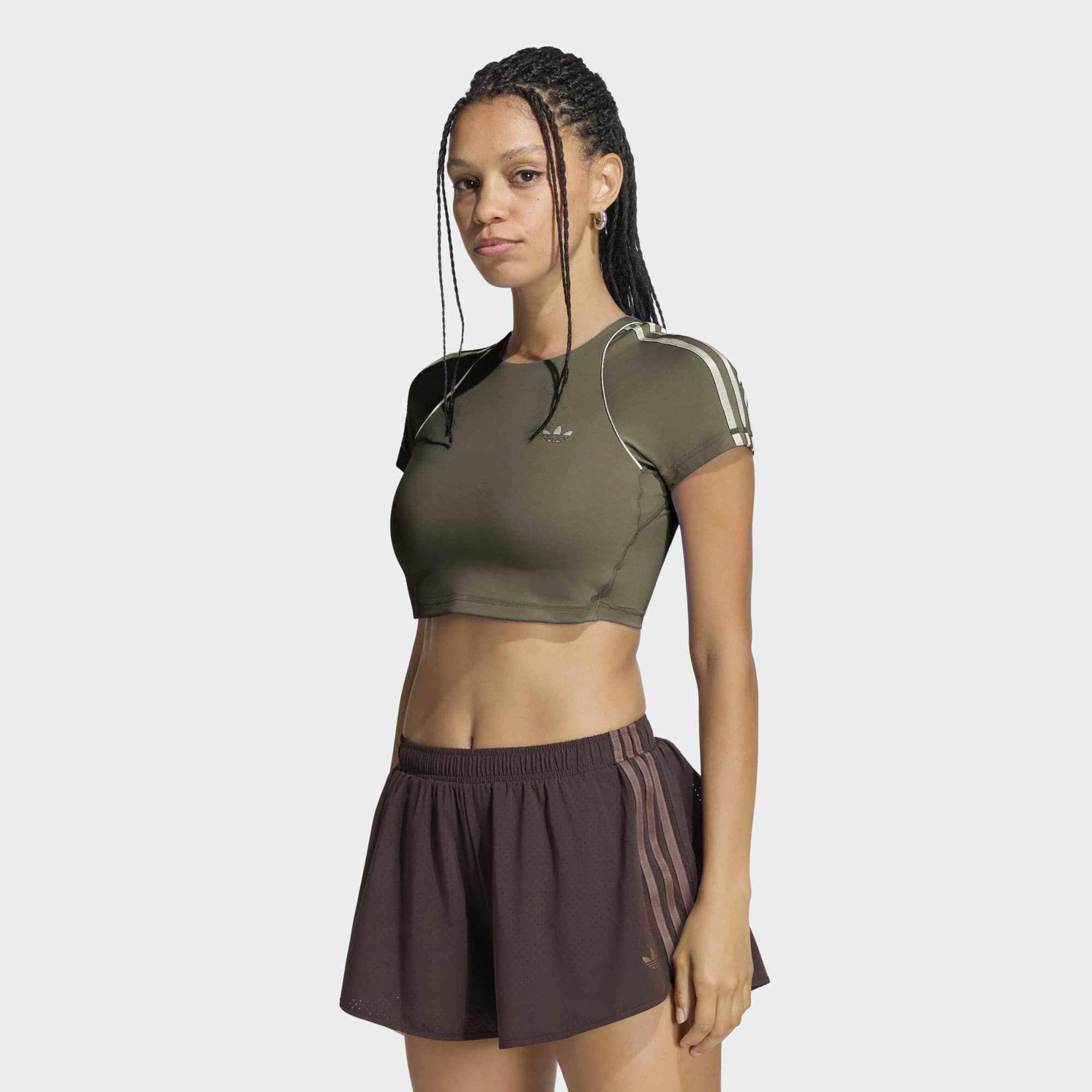 adidas Originals Women's Sport Superstar Bra Tee