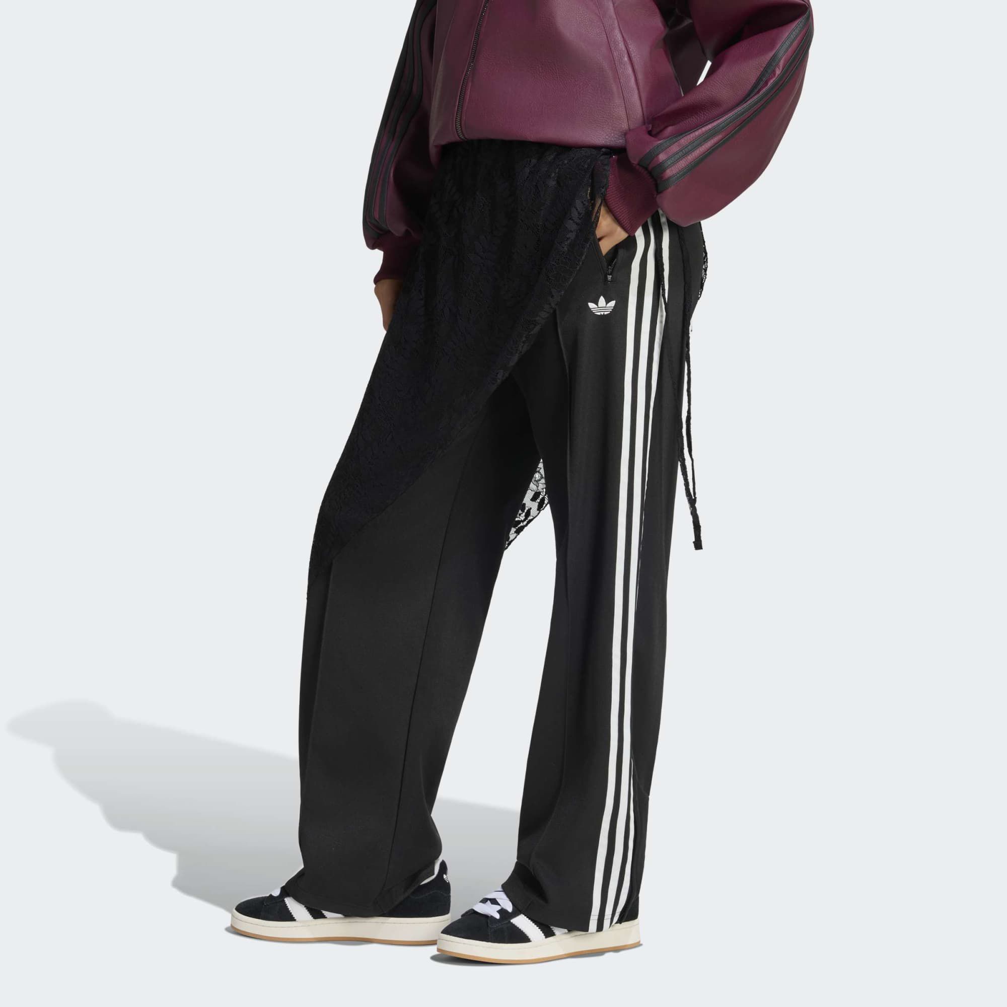adidas Originals Women's 2-in-1 Firebird Loose Track Pants With Lace Skirt