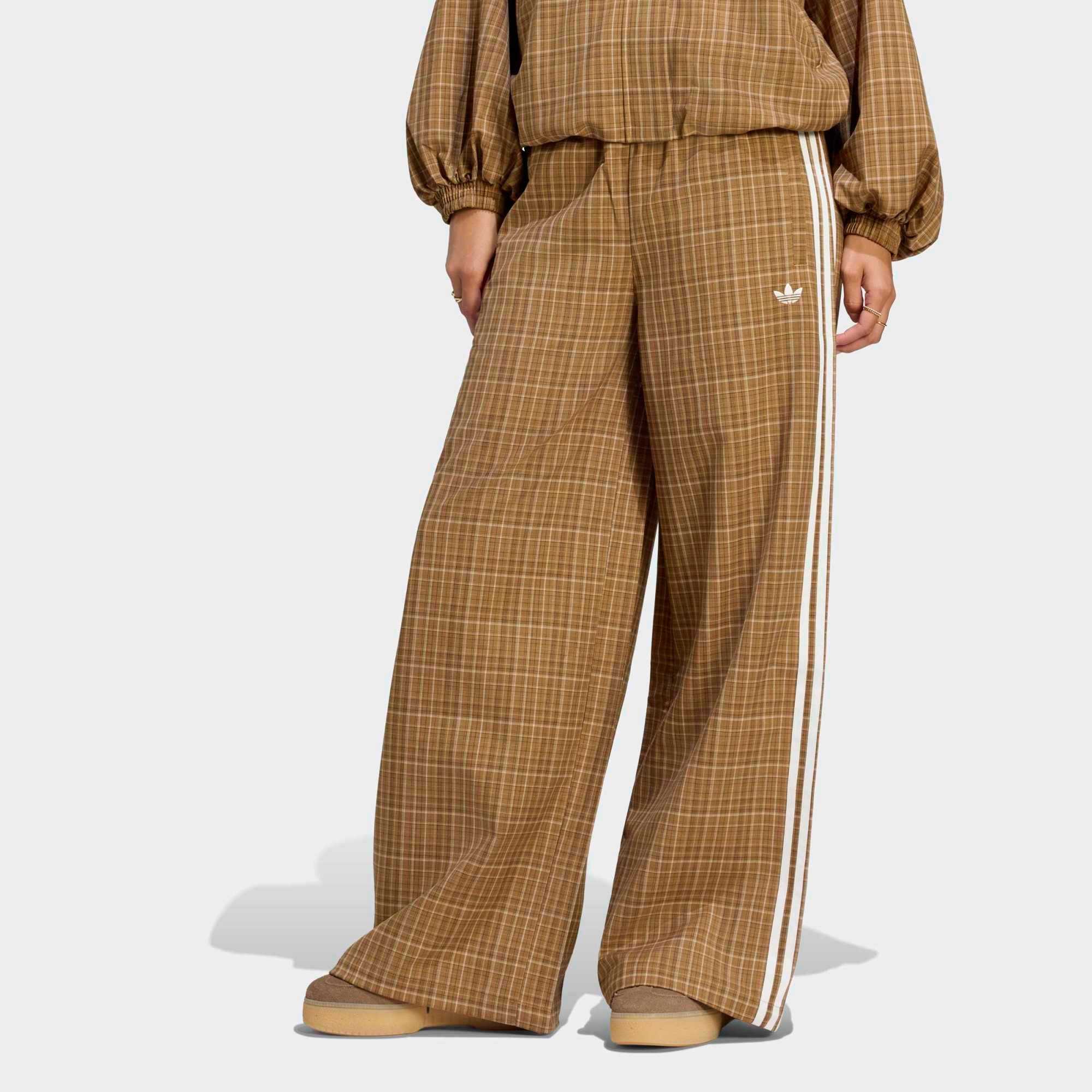 adidas Originals Women's Loose Check Track Pants
