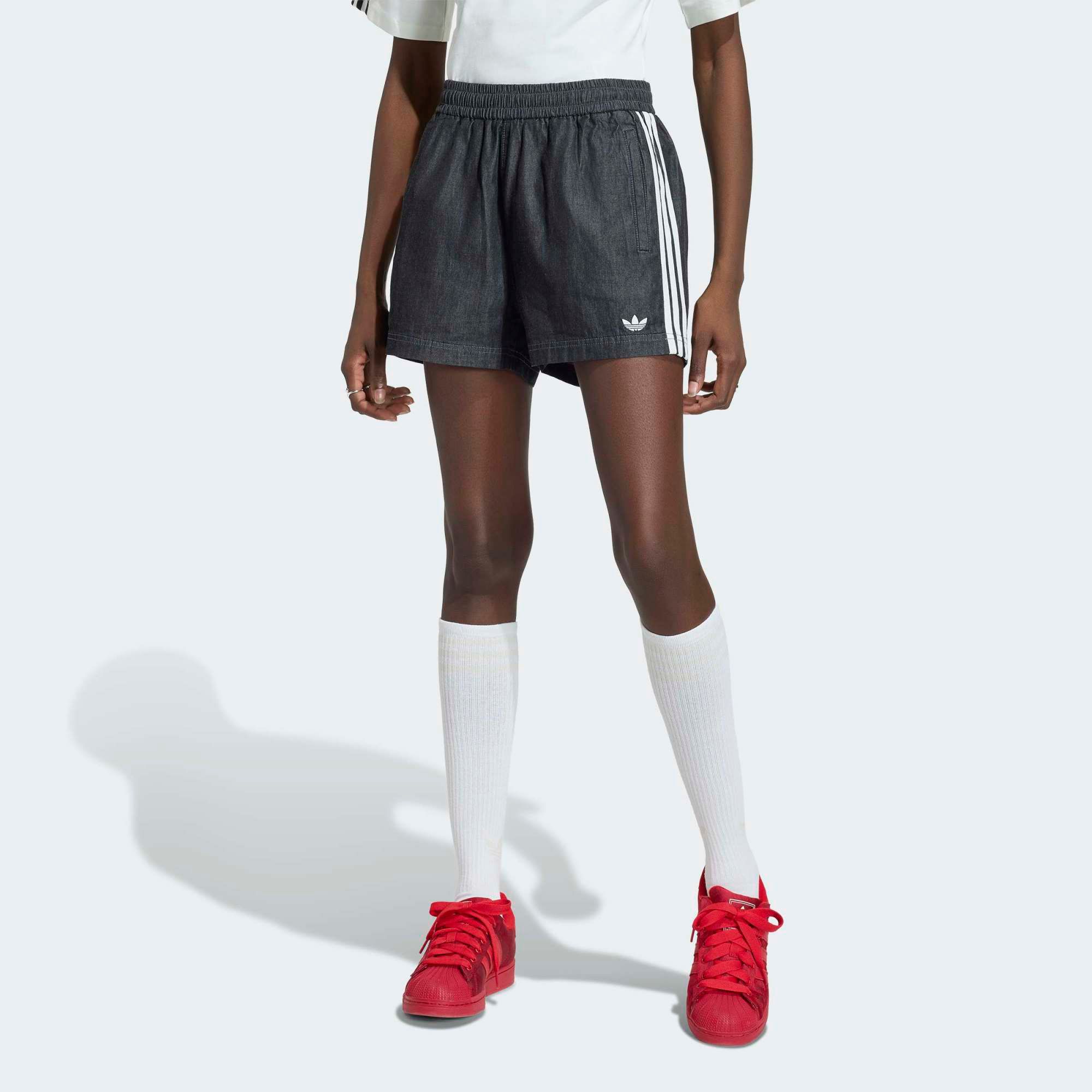 adidas Originals Women's Summer Glow Denim Shorts