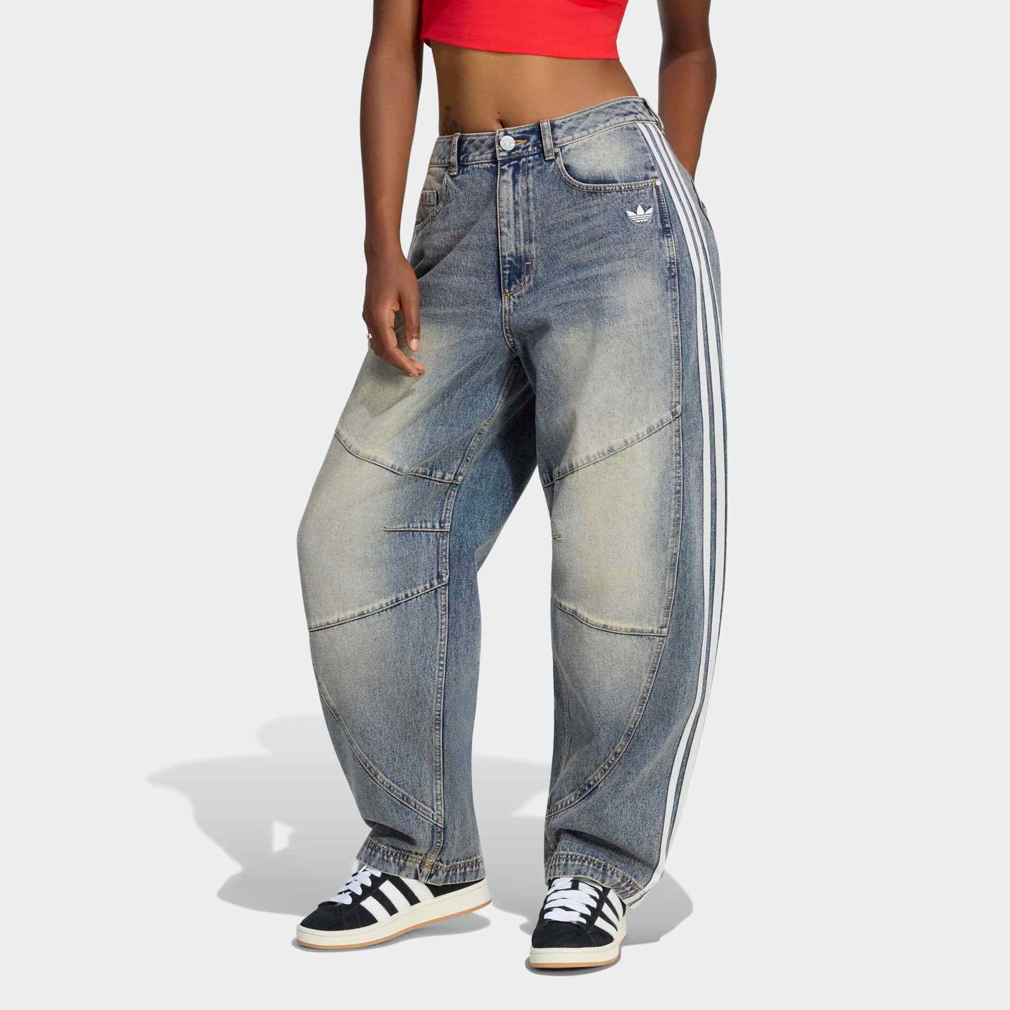 adidas Originals Women's Denim Barrel Pants