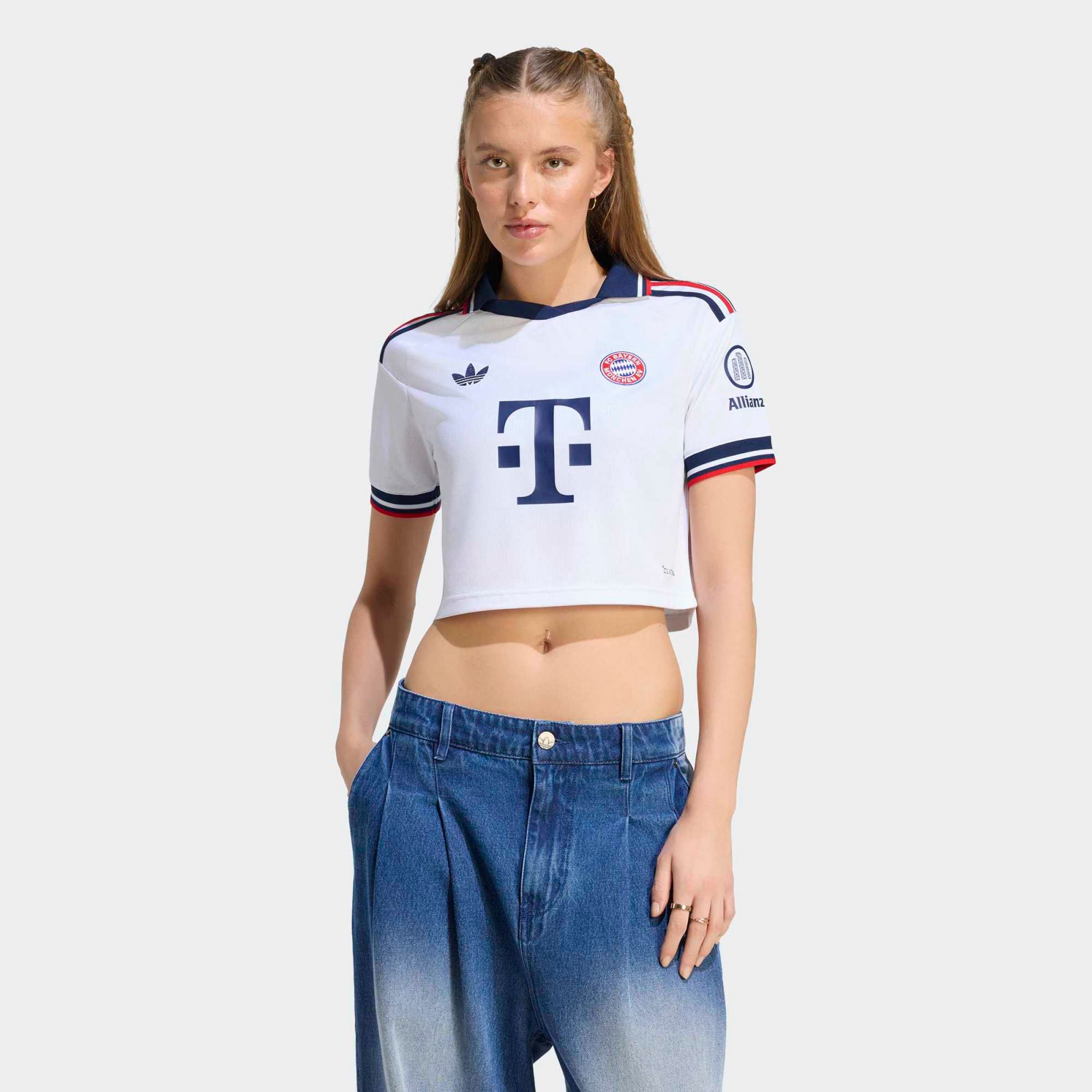 adidas Women's Bayern Munich White 2026 Away Replica Jersey