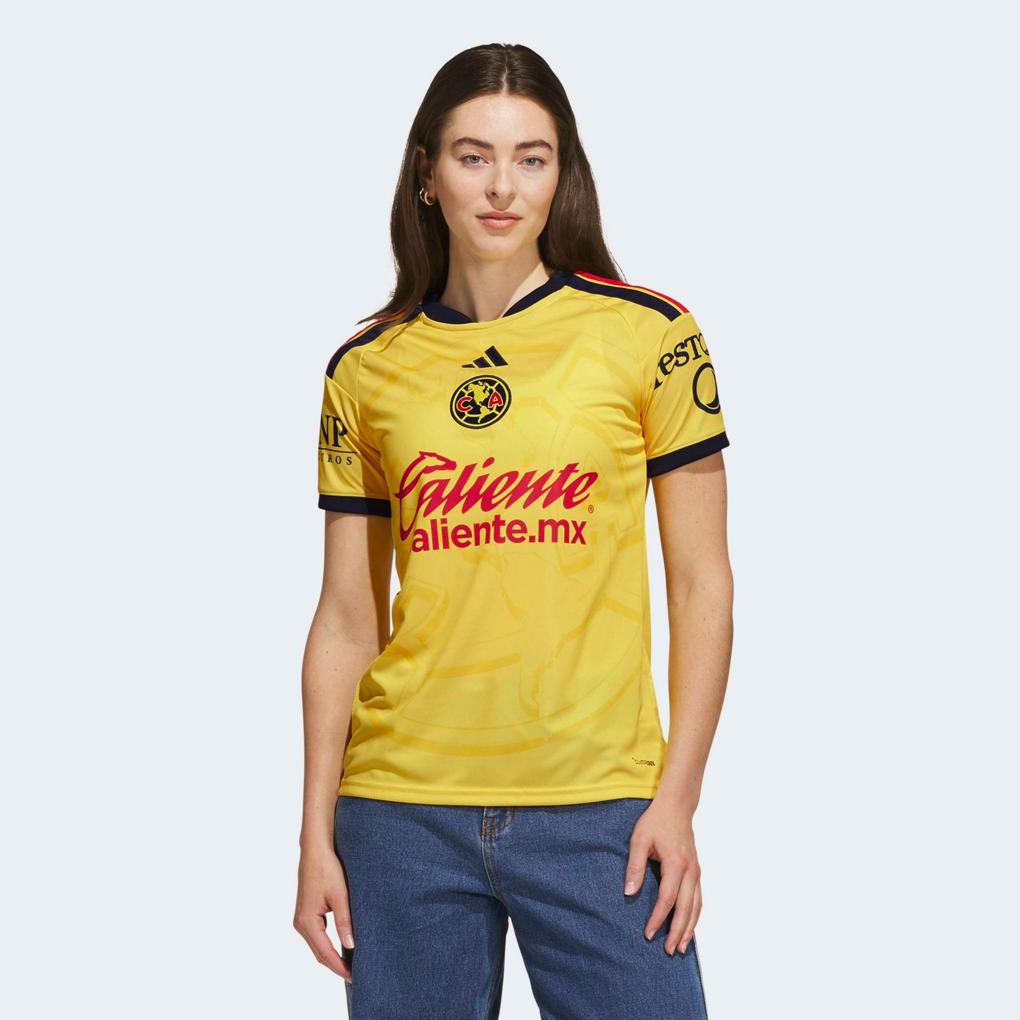 adidas Women's Club America Yellow 2026 Home Replica Jersey