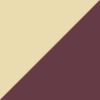 Warm Vanilla/Maroon