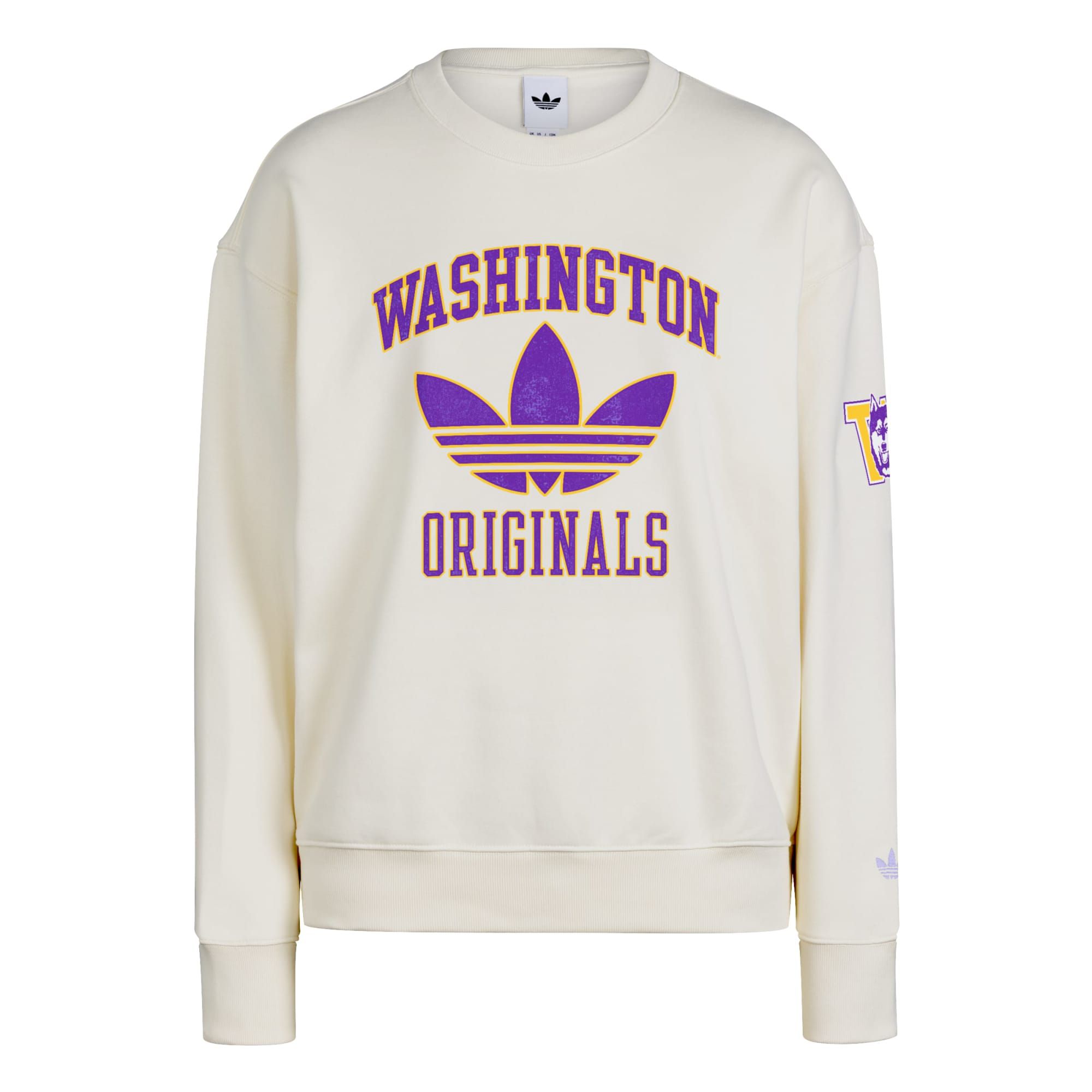 adidas Women's Washington Huskies Originals Crew Sweatshirt