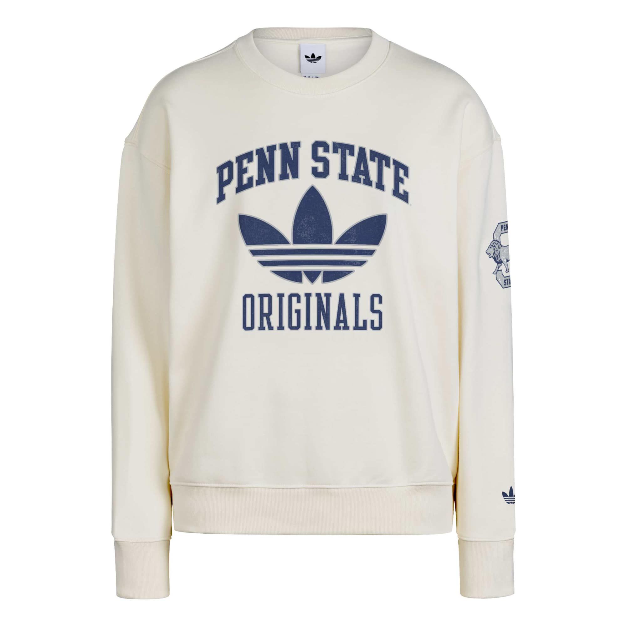 adidas Women's Penn State Nittany Lions Essential Over-Sized Crew Sweatshirt