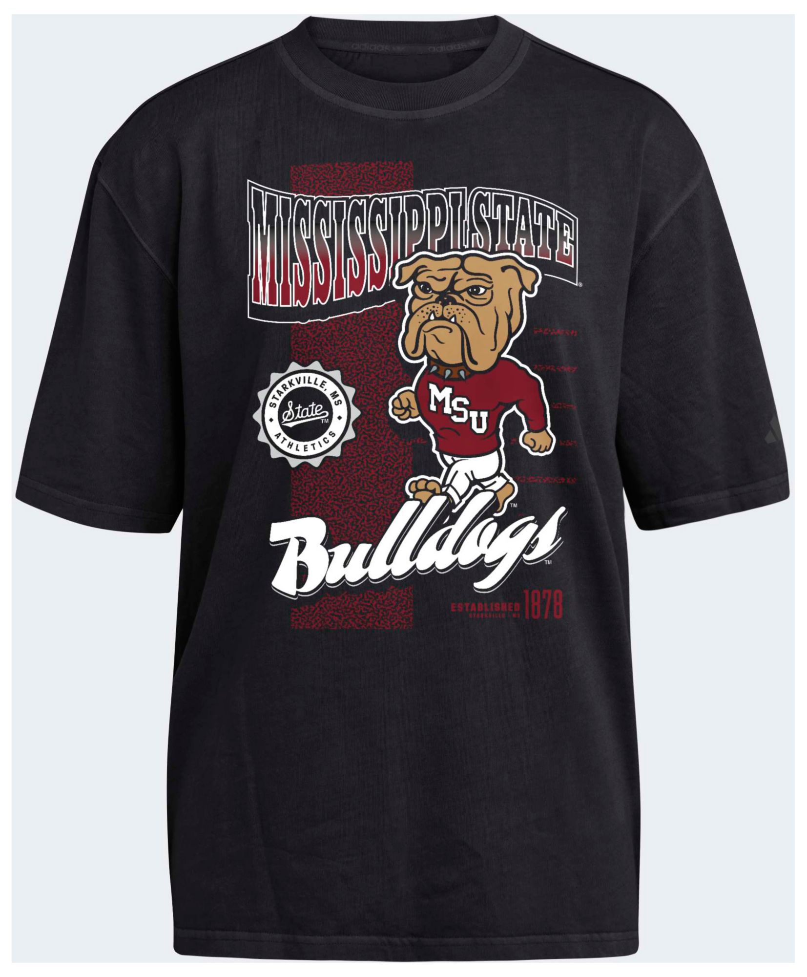 adidas Women's Mississippi State Bulldogs Black T-Shirt