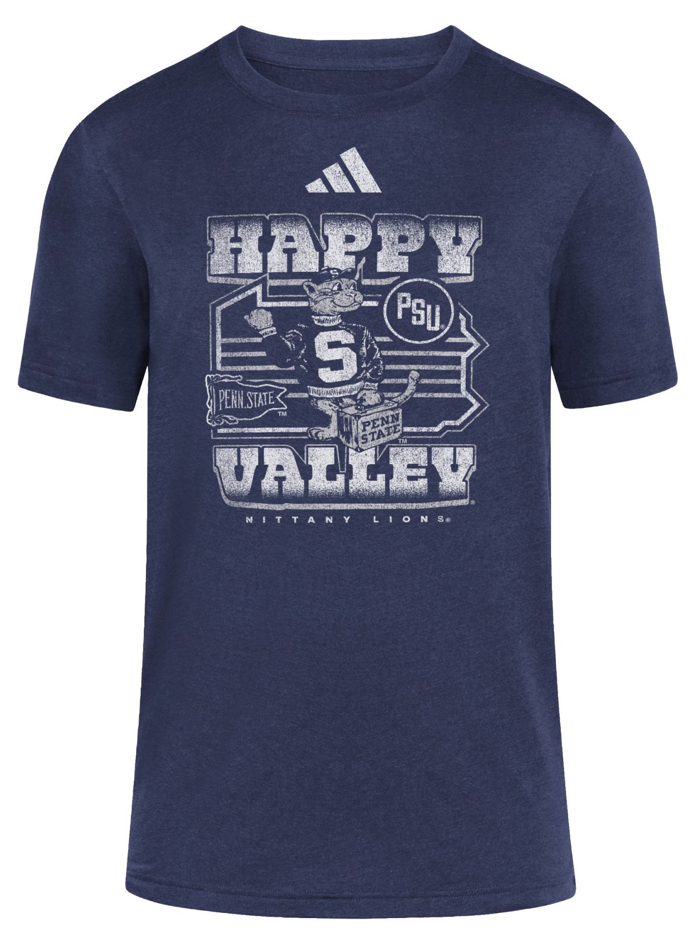 adidas Women's Penn State Nittany Lions Happy Valley Navy T-Shirt