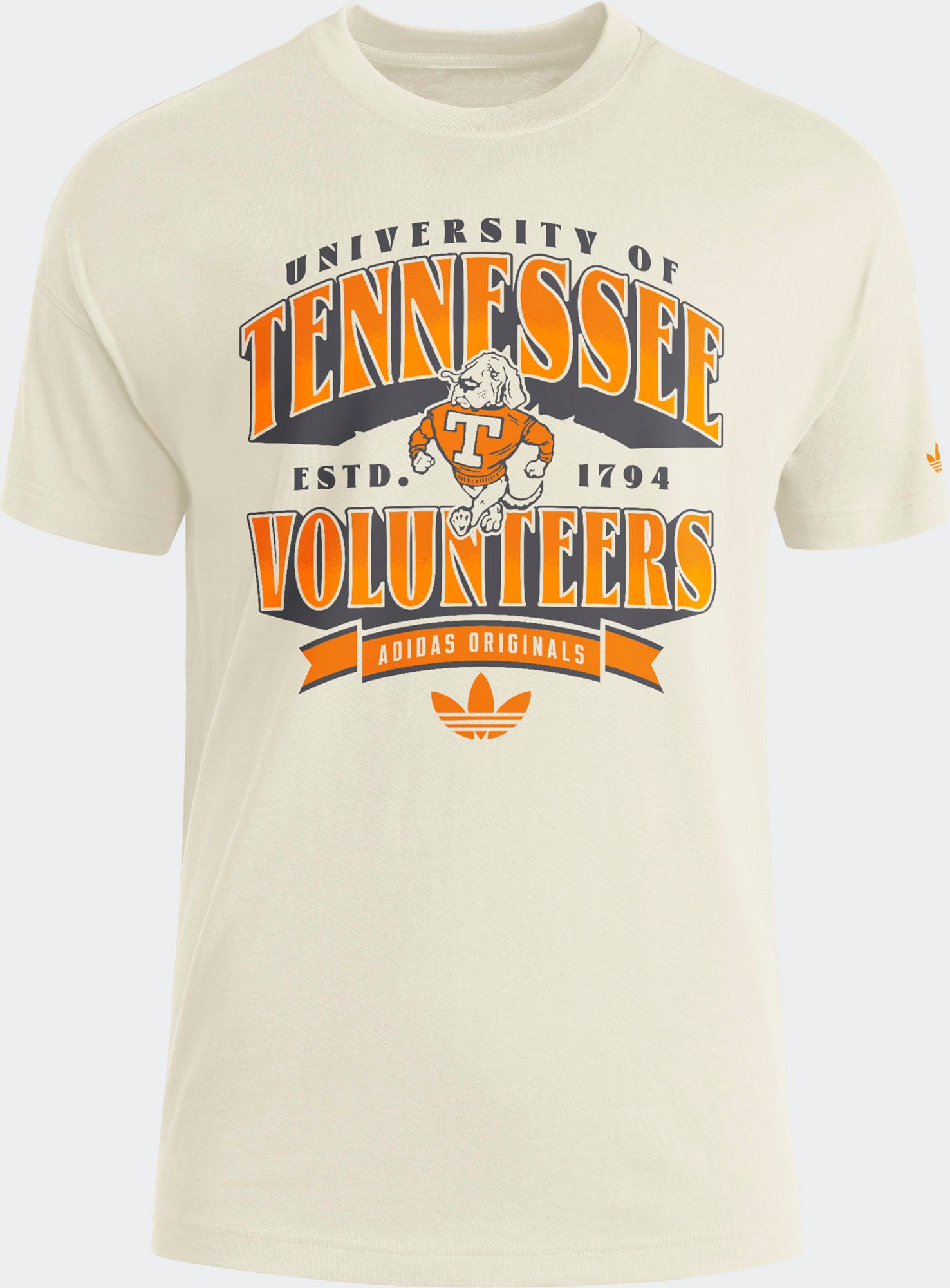 adidas Women's Tennessee Volunteers Essential White Over-Sized T-Shirt