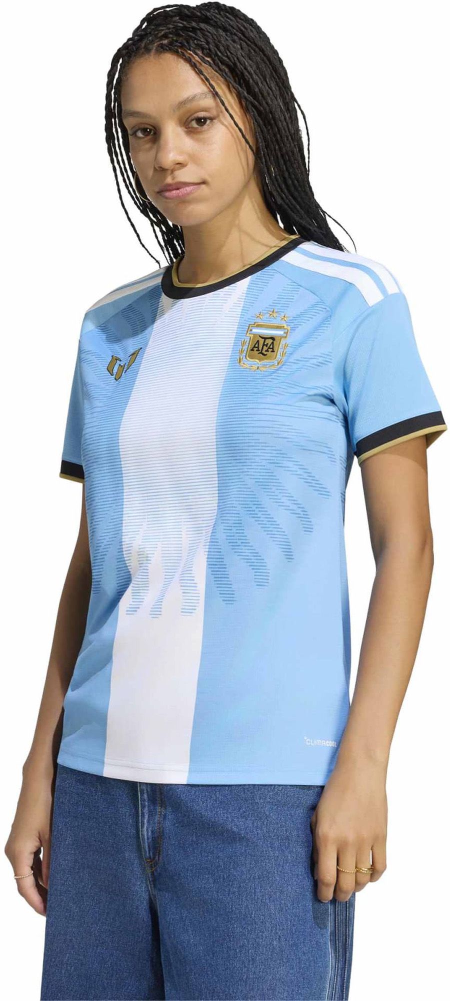 adidas Women's Argentina x Messi Farewell 2026 Replica Jersey