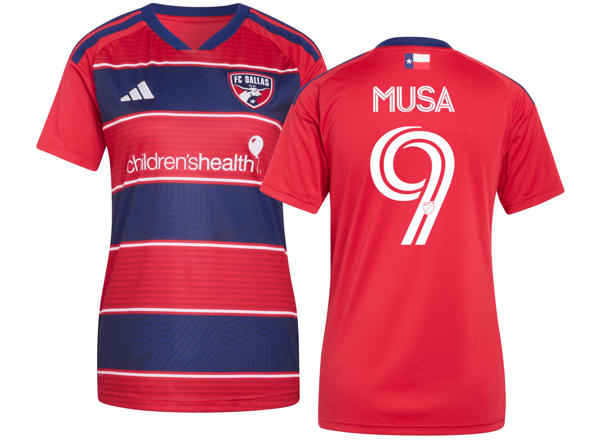 adidas Women's FC Dallas Petar Musa #9 2026 Primary Replica 'DNA Kit' Jersey