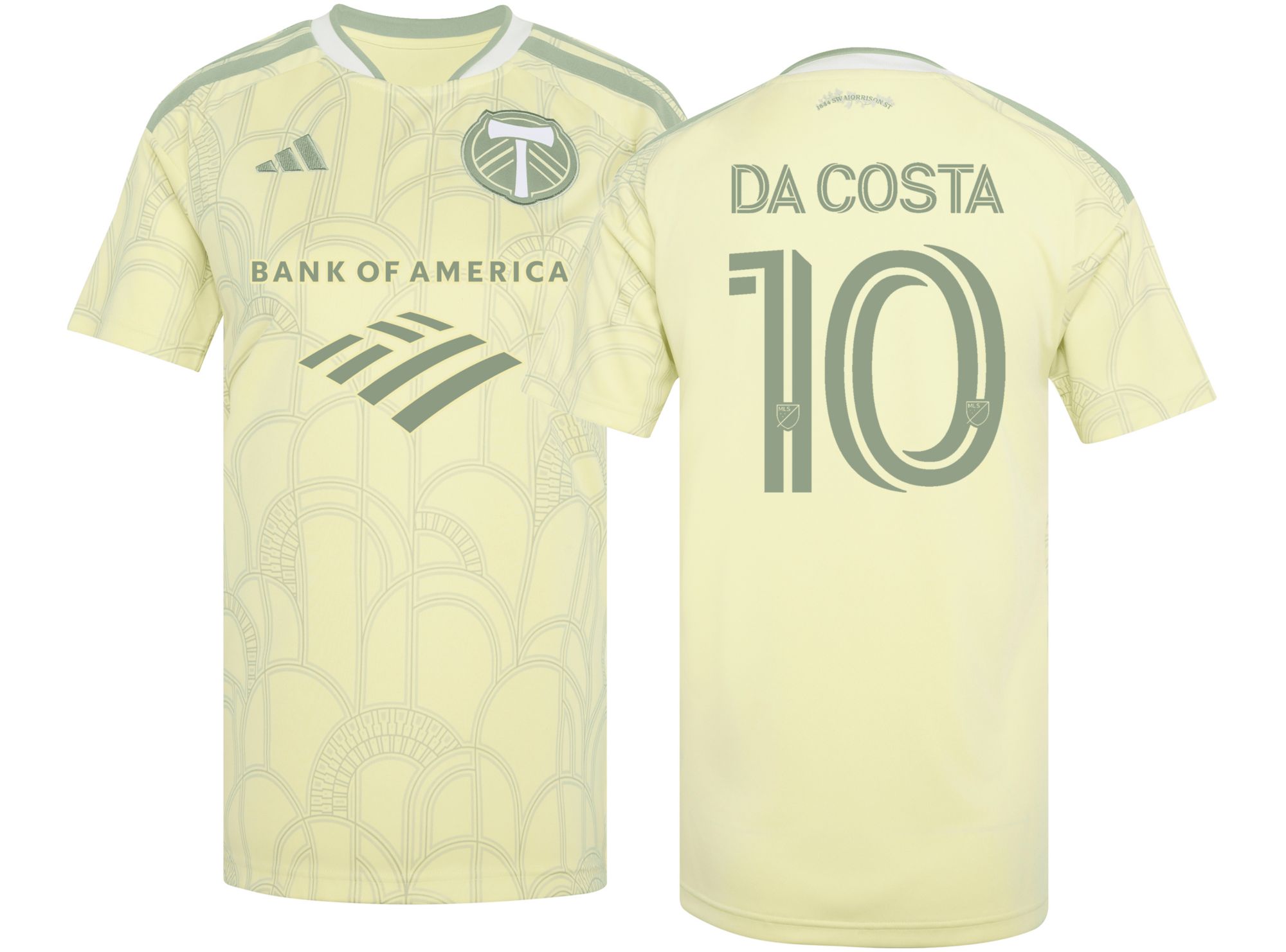 adidas Women's Portland Timbers David Da Costa #10 2026 Secondary Replica 'Civic Stadium Kit' Jersey