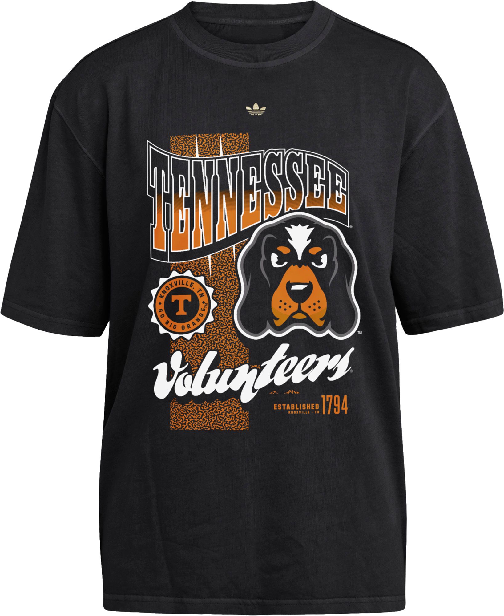 adidas Women's Tennessee Volunteers Fresh Black T-Shirt