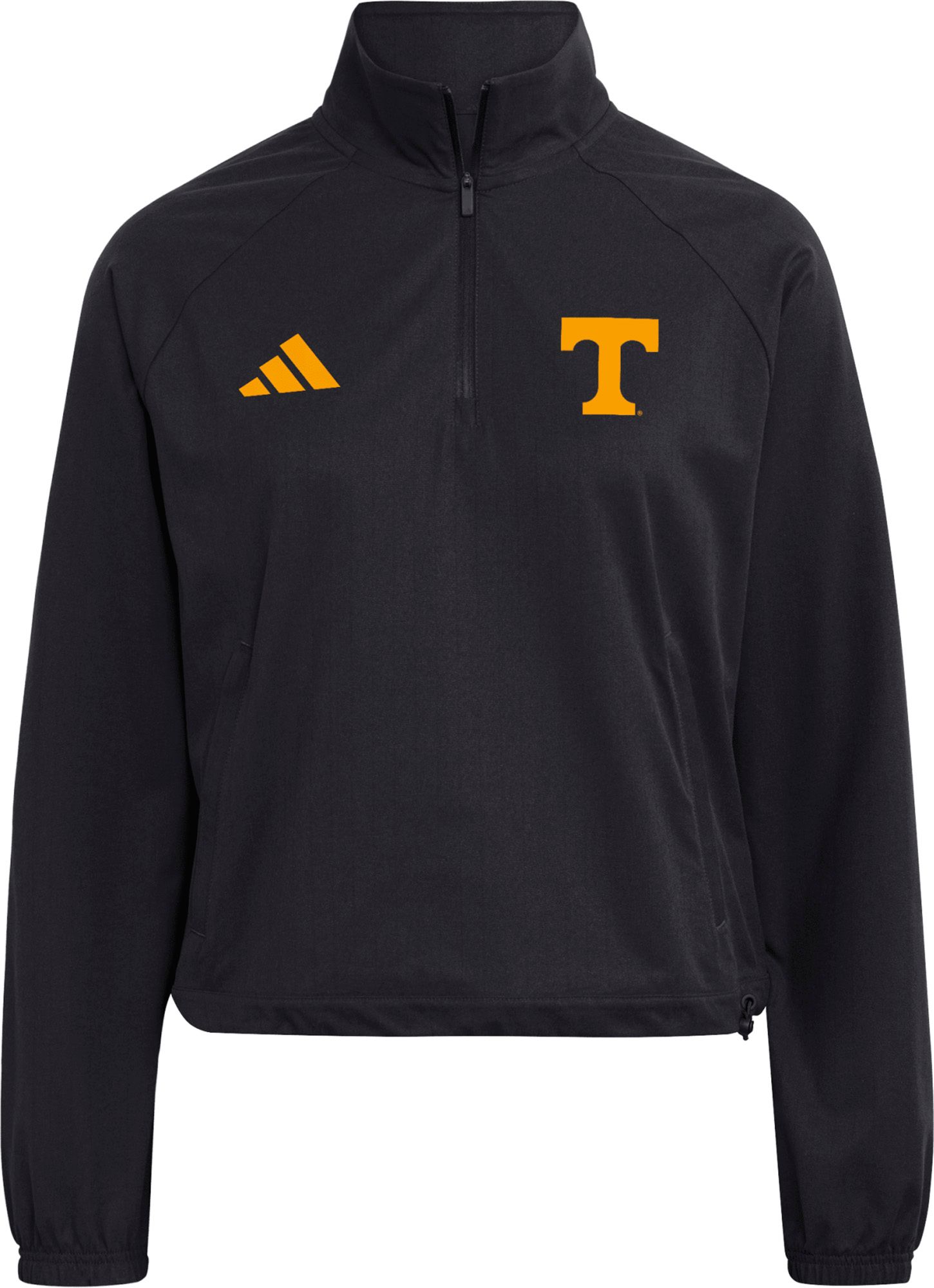 adidas Women's Tennessee Volunteers Black Sideline 1/4 Zip Jacket