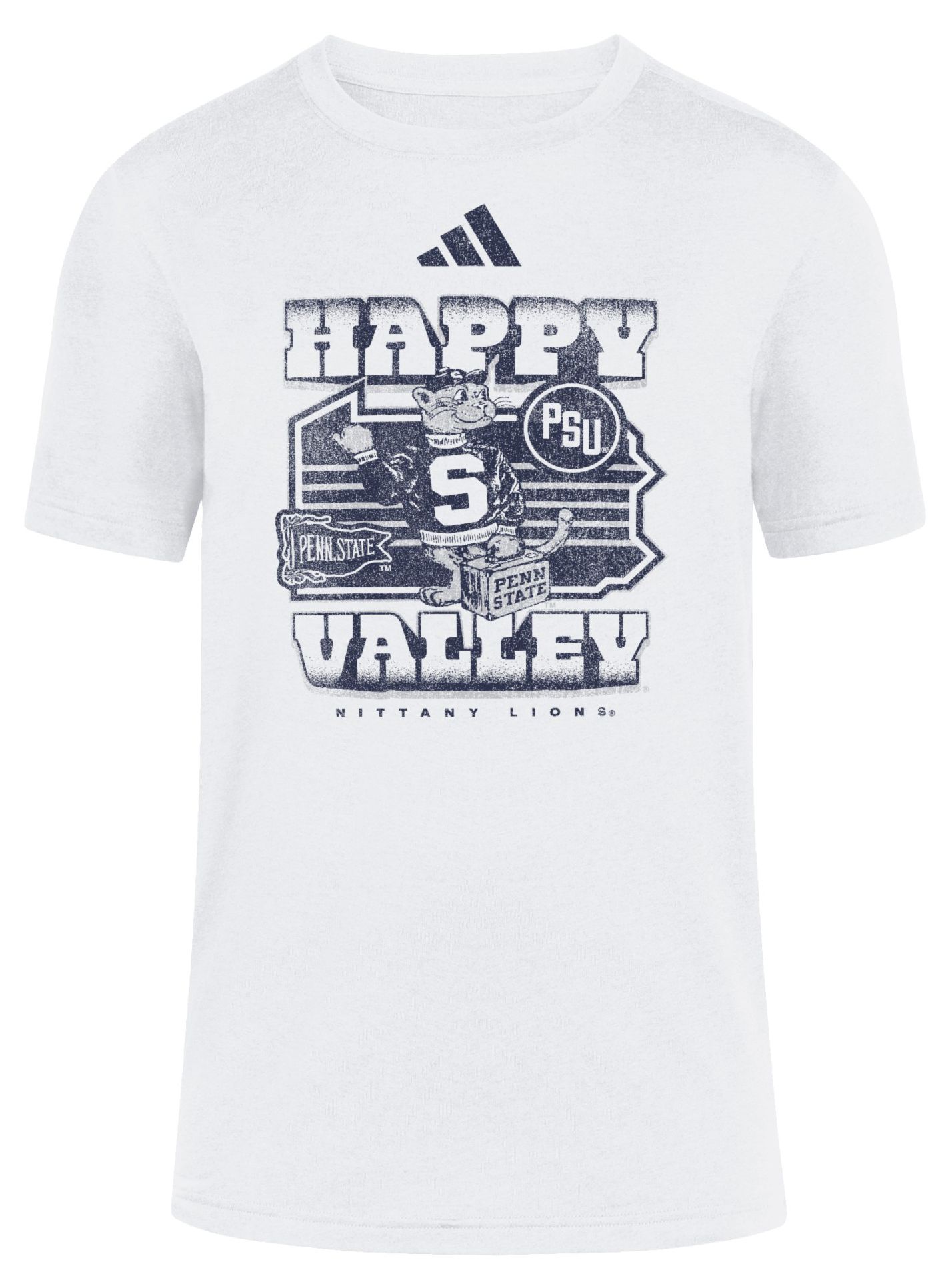 adidas Women's Penn State Nittany Lions Happy Valley White T-Shirt