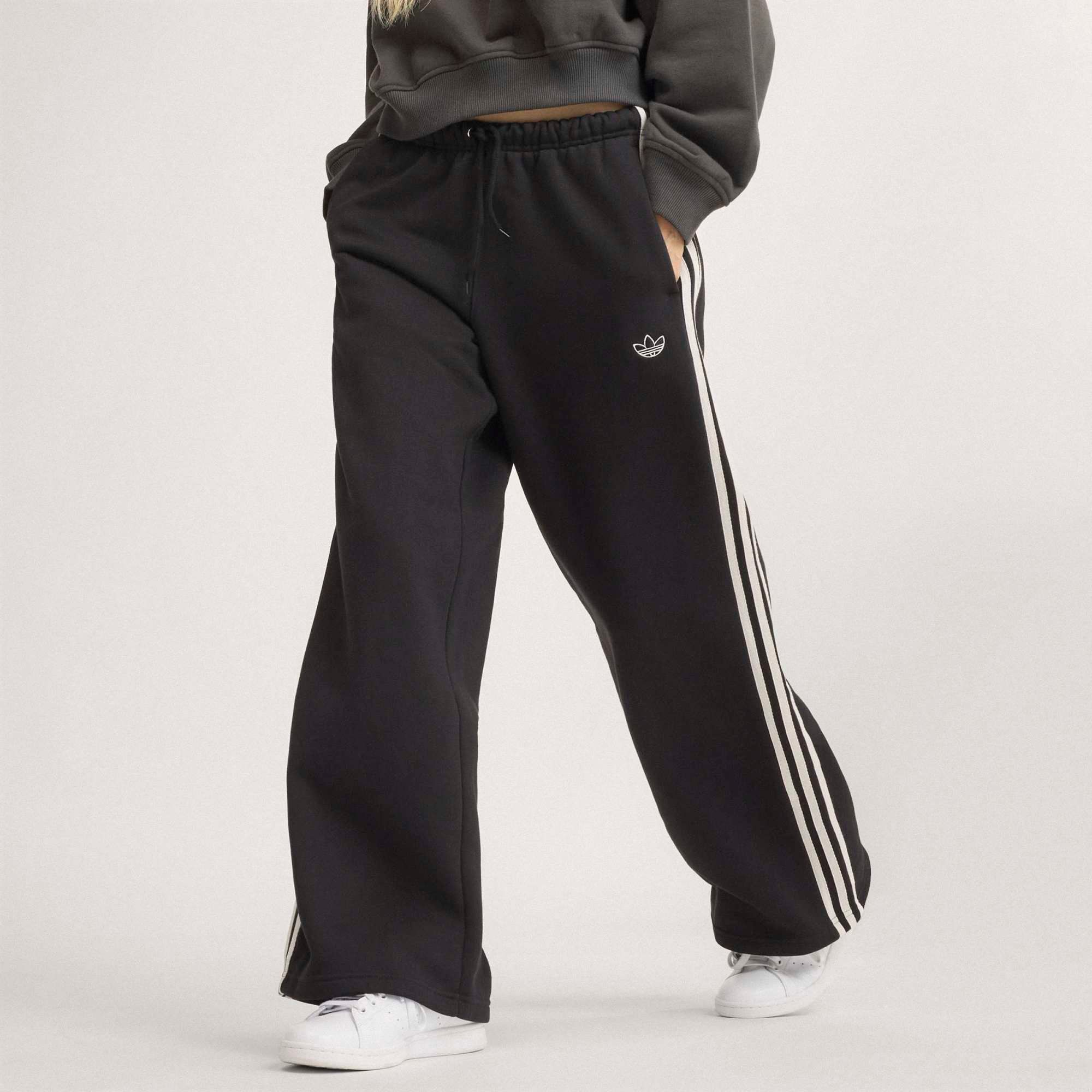 adidas Originals Women's adiSignature 3-Stripes Open Hem Sweatpants