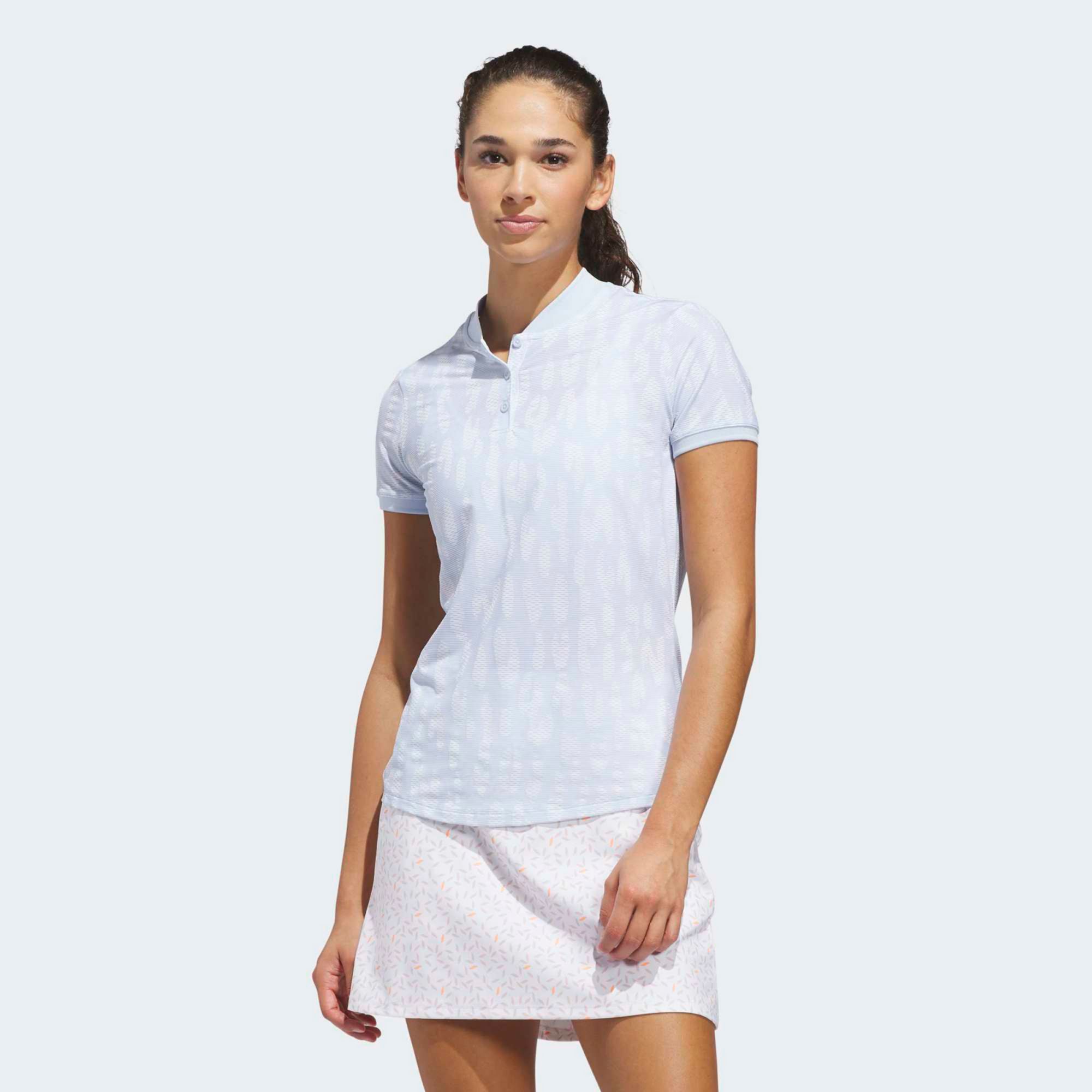 adidas Women's Ultimate365 Jacquard Climacool Golf Polo