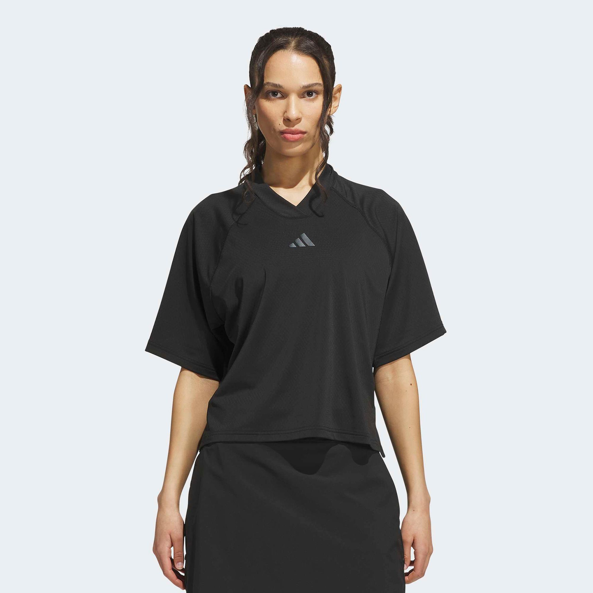 adidas Women's Beyond the Course Climacool Loose V-Neck Top