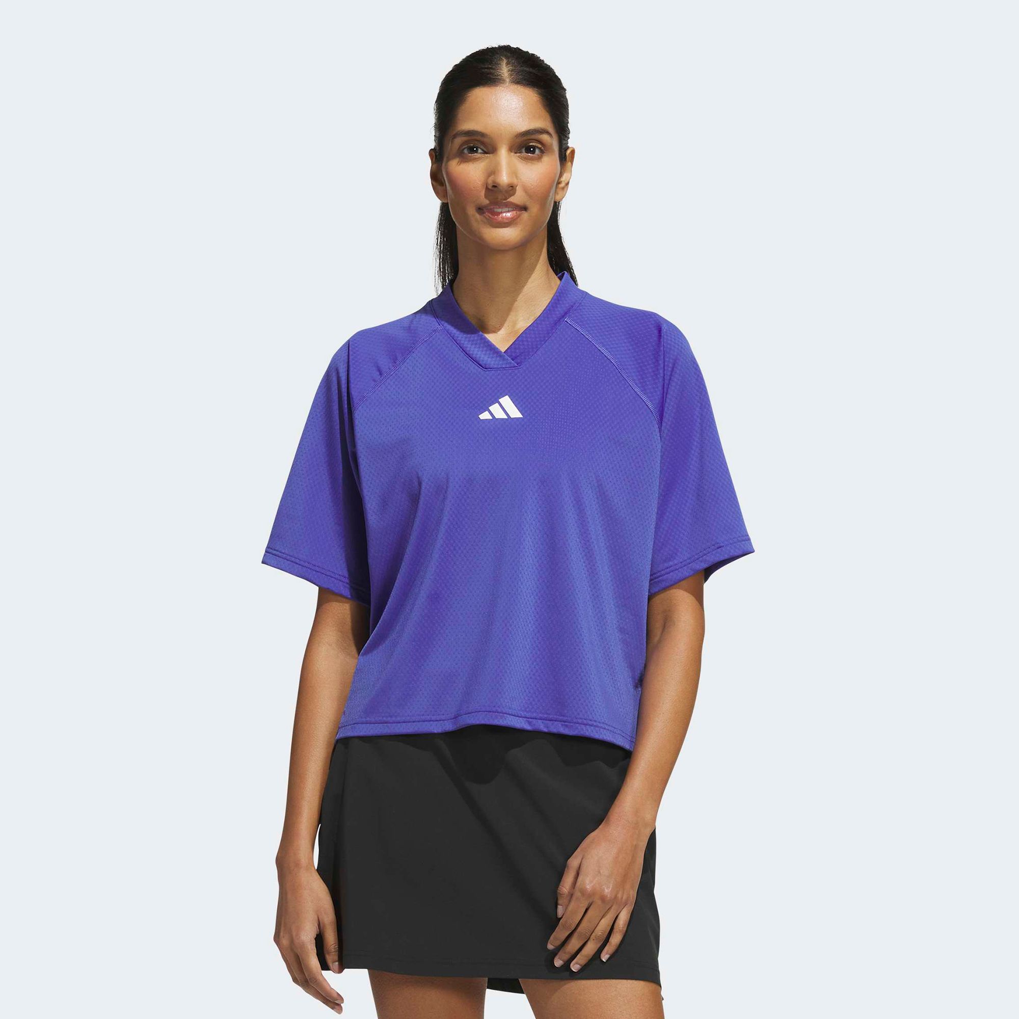 adidas Women's Beyond the Course Climacool Loose V-Neck Top