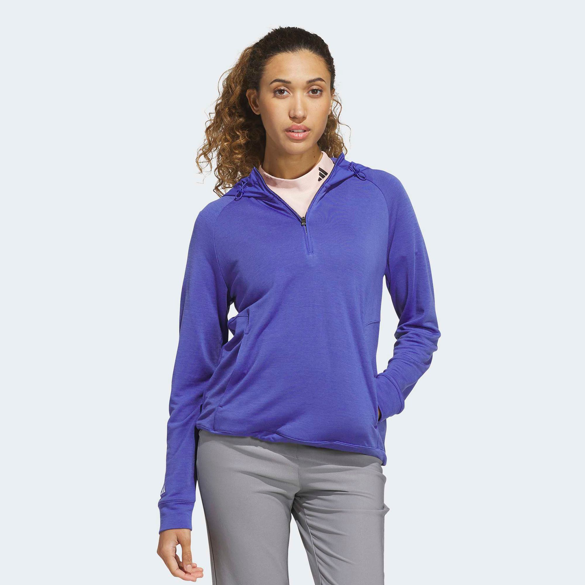 adidas Women's Ultimate365+ Course Control Hybrid Quarter-Zip Hoodie