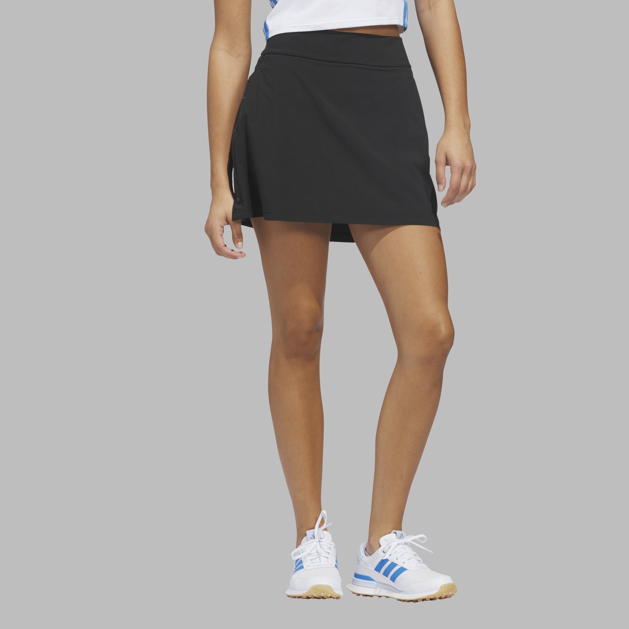 adidas Women's Beyond Side-Snap Twistweave Golf Skort