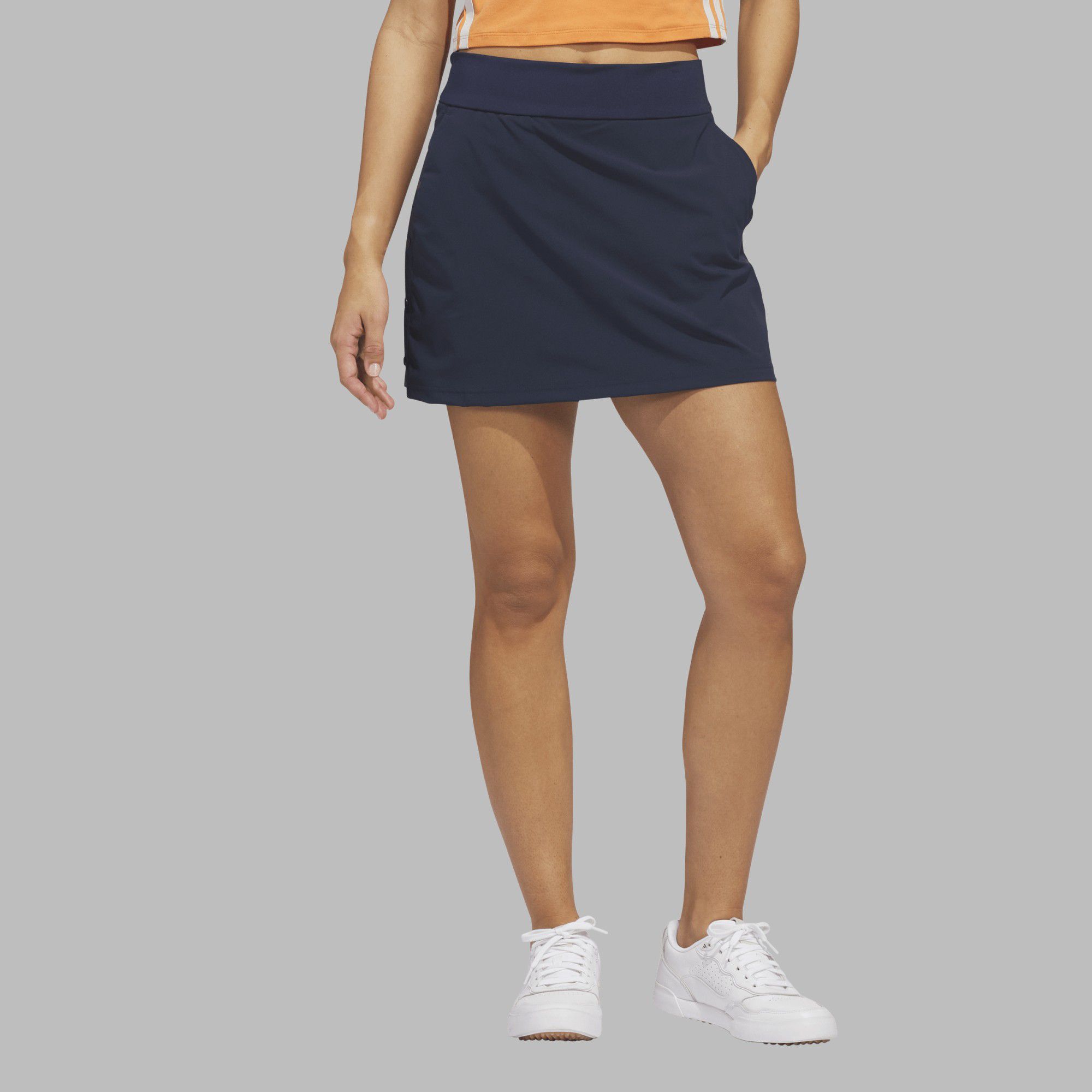 adidas Women's Beyond Side-Snap Twistweave Golf Skort