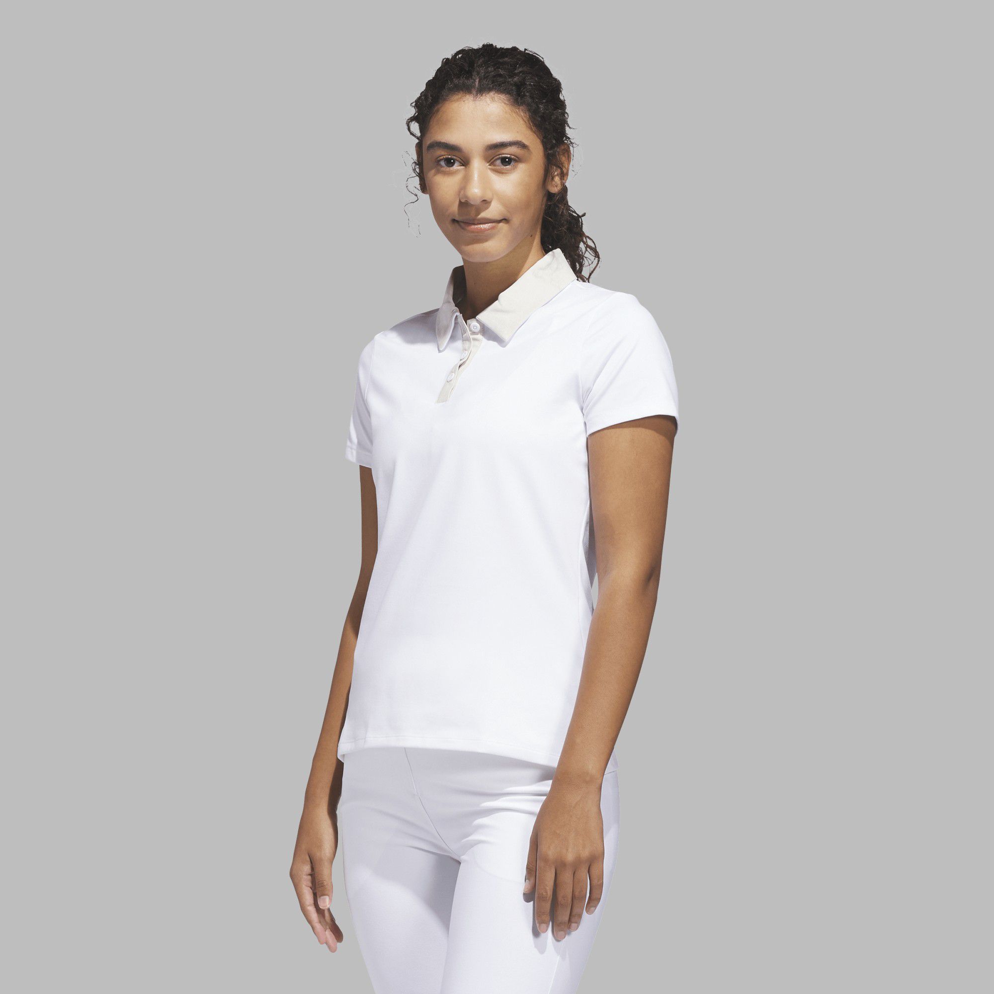 adidas Women's Ultimate365+ Grid Climacool Golf Polo