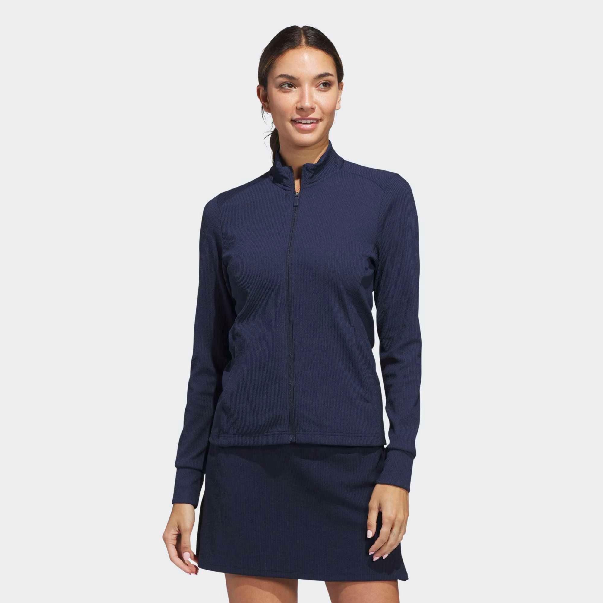 adidas Women's Performance Texture Full Zip Golf Jacket