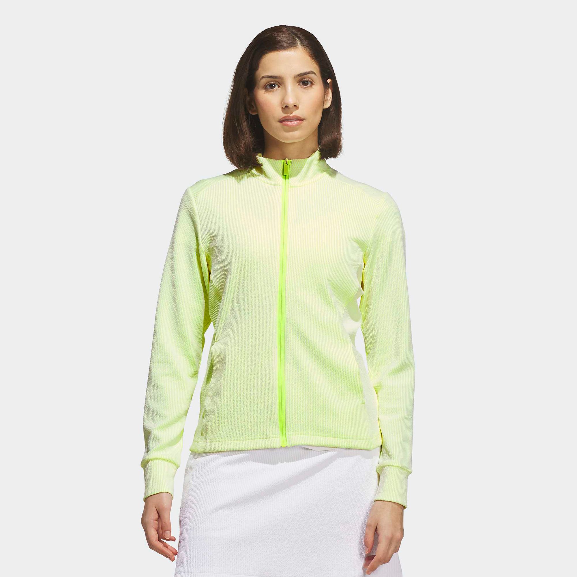 adidas Women's Performance Texture Full Zip Golf Jacket