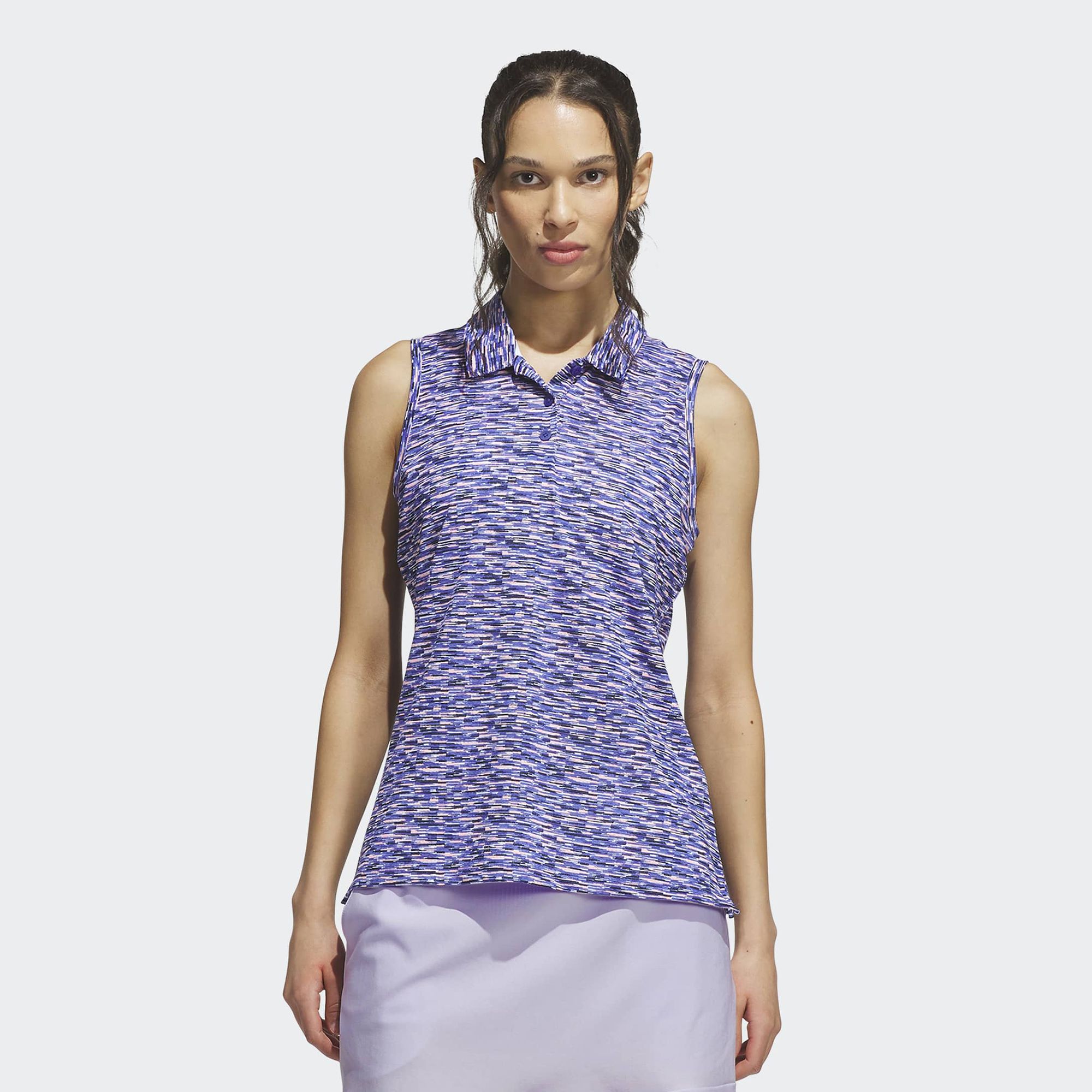 adidas Women's Ultimate365 Climacool Mesh Printed Polo Shirt