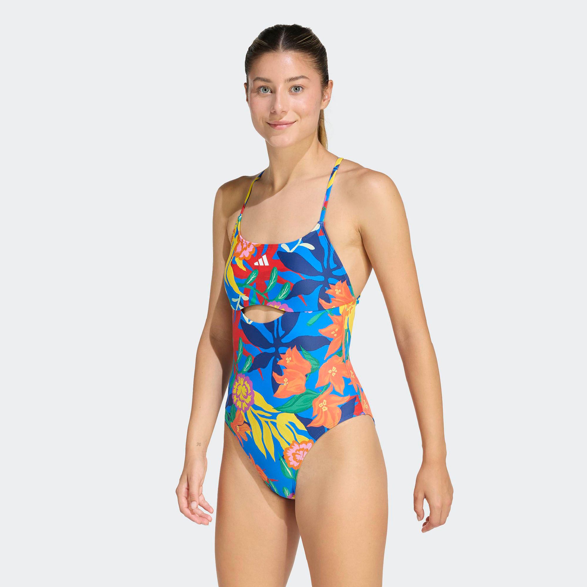 adidas Women's Mexicana Florals Tie-Back Swimsuit