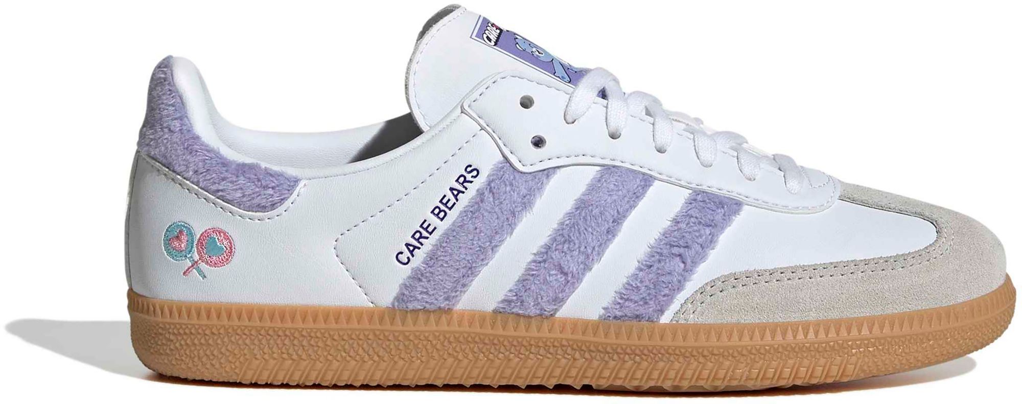 adidas Kids' Grade School Samba Care Bear Shoes