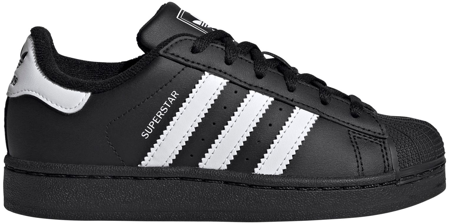 adidas Kids' Preschool Superstar II Shoes - Black
