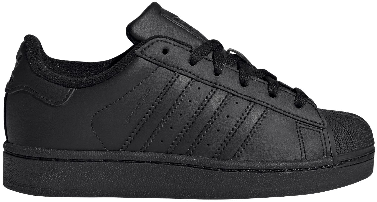 adidas Kids' Preschool Superstar II Shoes - Black