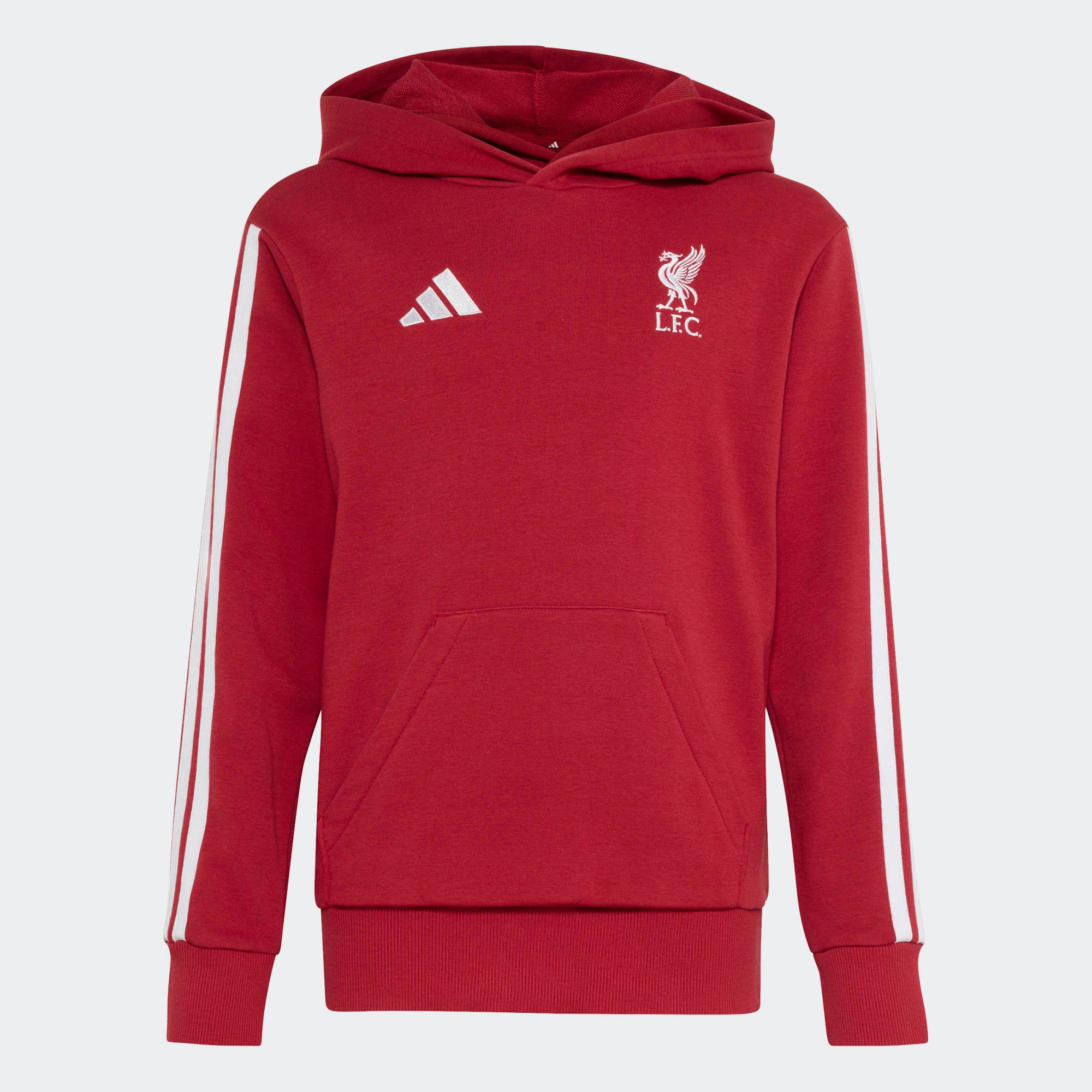 adidas Youth Liverpool Maroon 2026 Pullover Hoodie