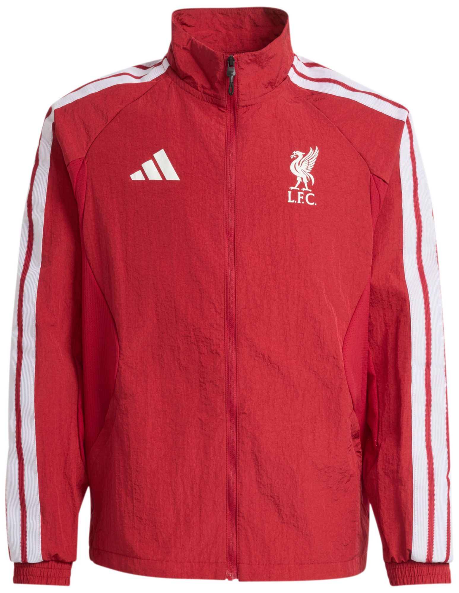 adidas Youth Liverpool 2026 Maroon Home Anthem Full Zip Jacket